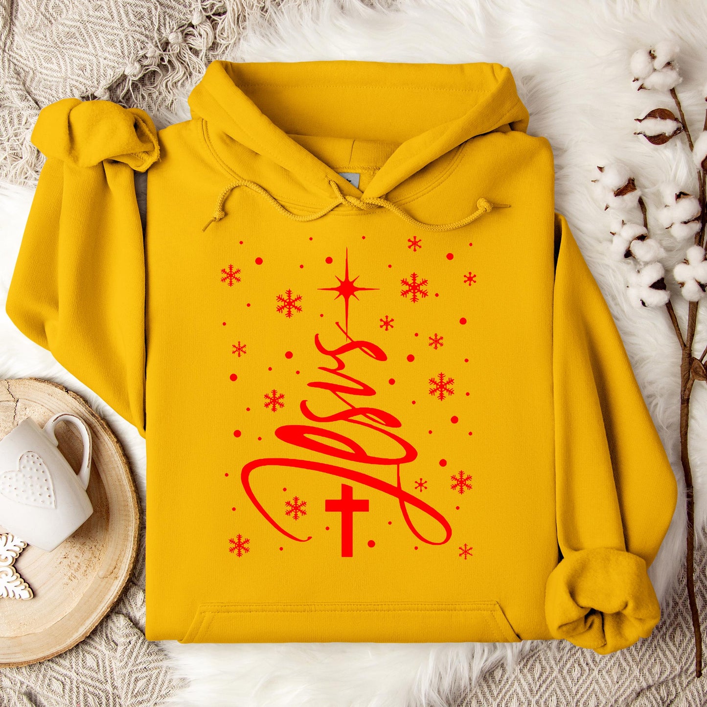 Jesus Christmas Tree Hoodie