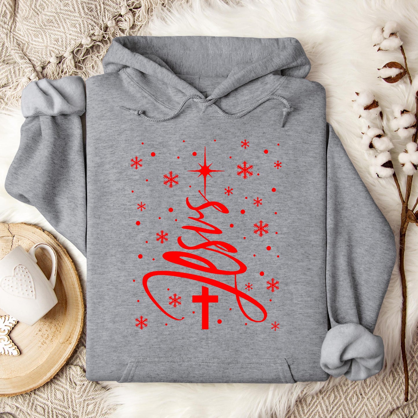 Jesus Christmas Tree Hoodie
