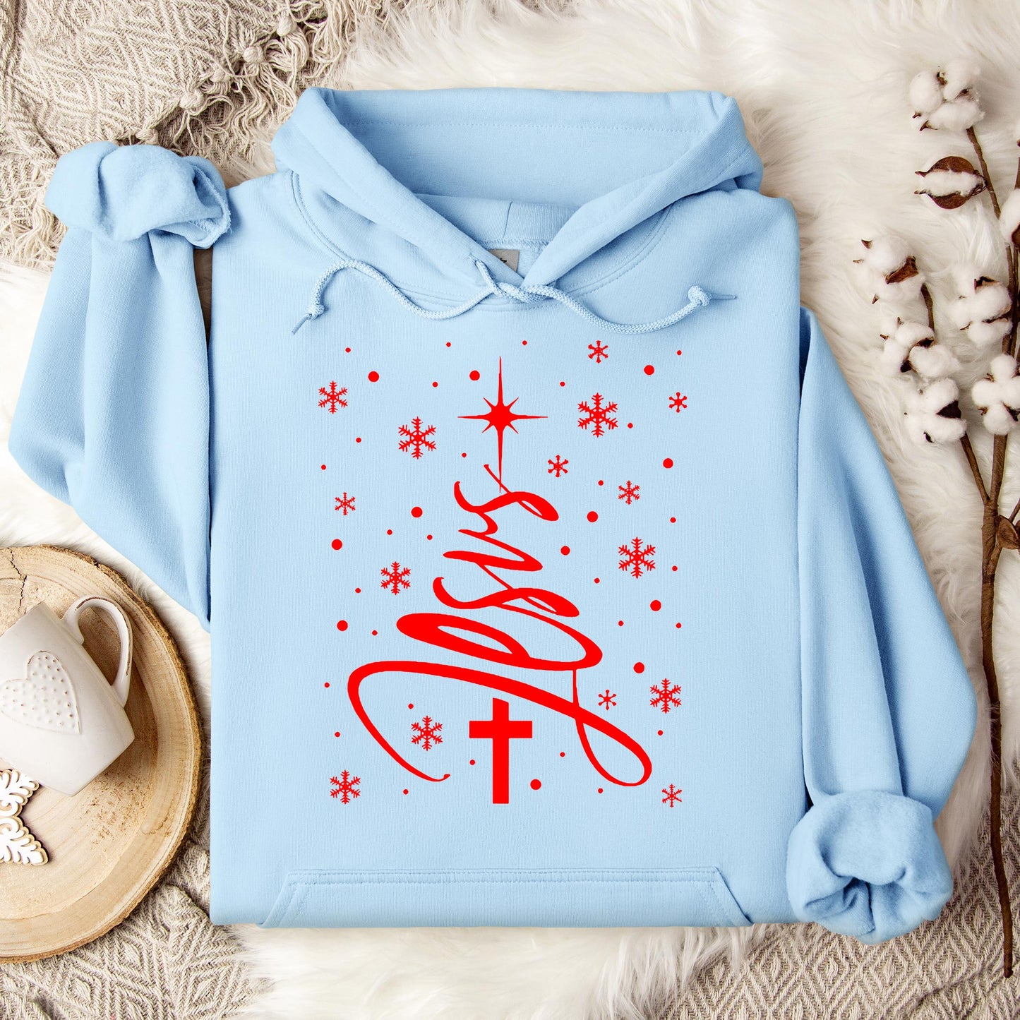 Jesus Christmas Tree Hoodie