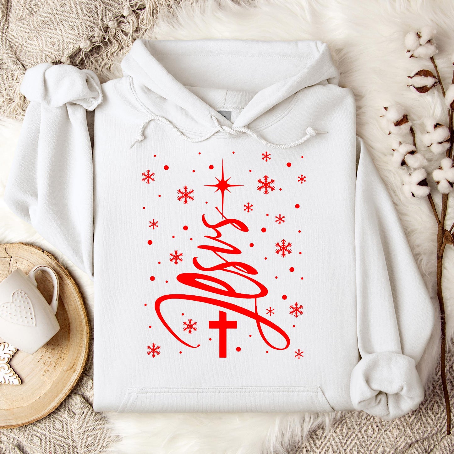 Jesus Christmas Tree Hoodie