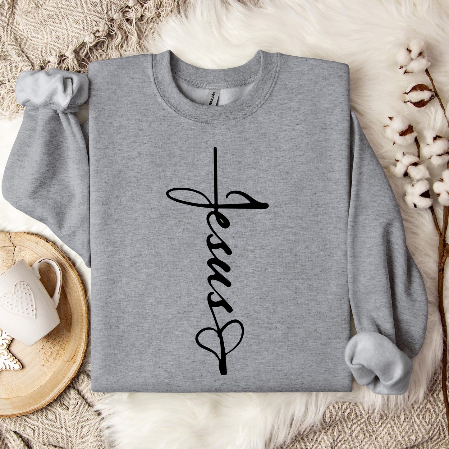Jesus Cross 02 Sweatshirt