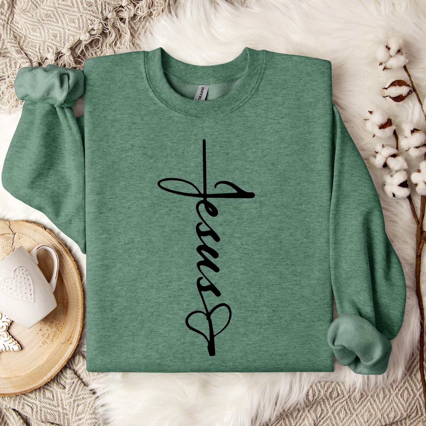 Jesus Cross 02 Sweatshirt