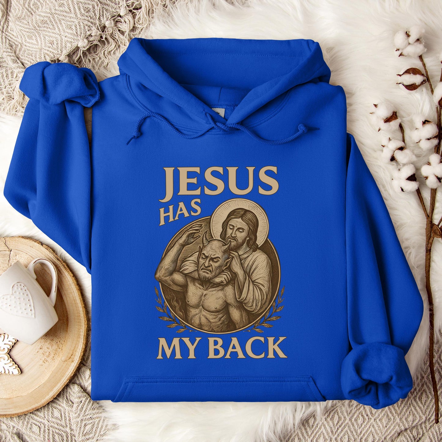 Jesus Has My Back Hoodie