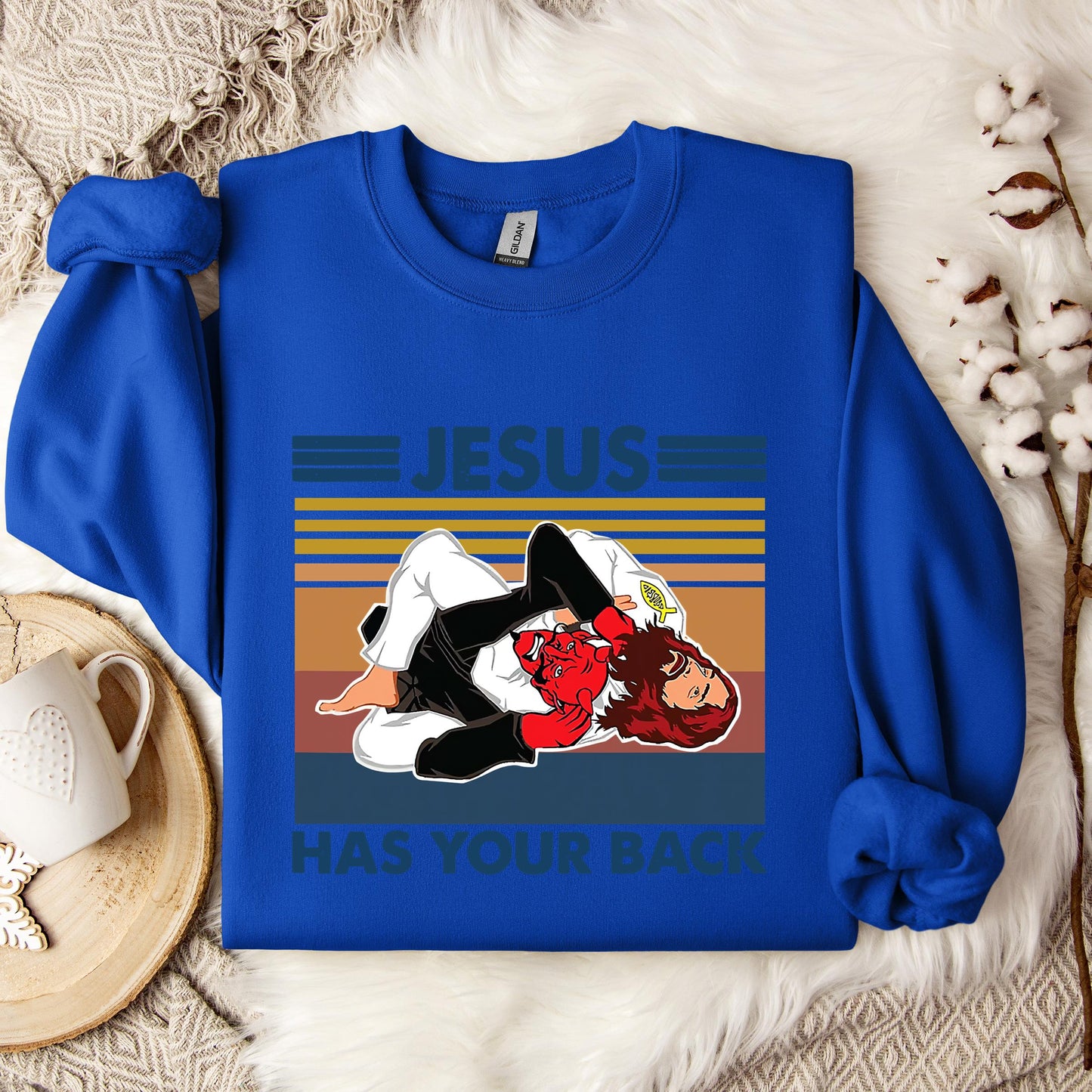 Jesus Has Your Back Sweatshirt