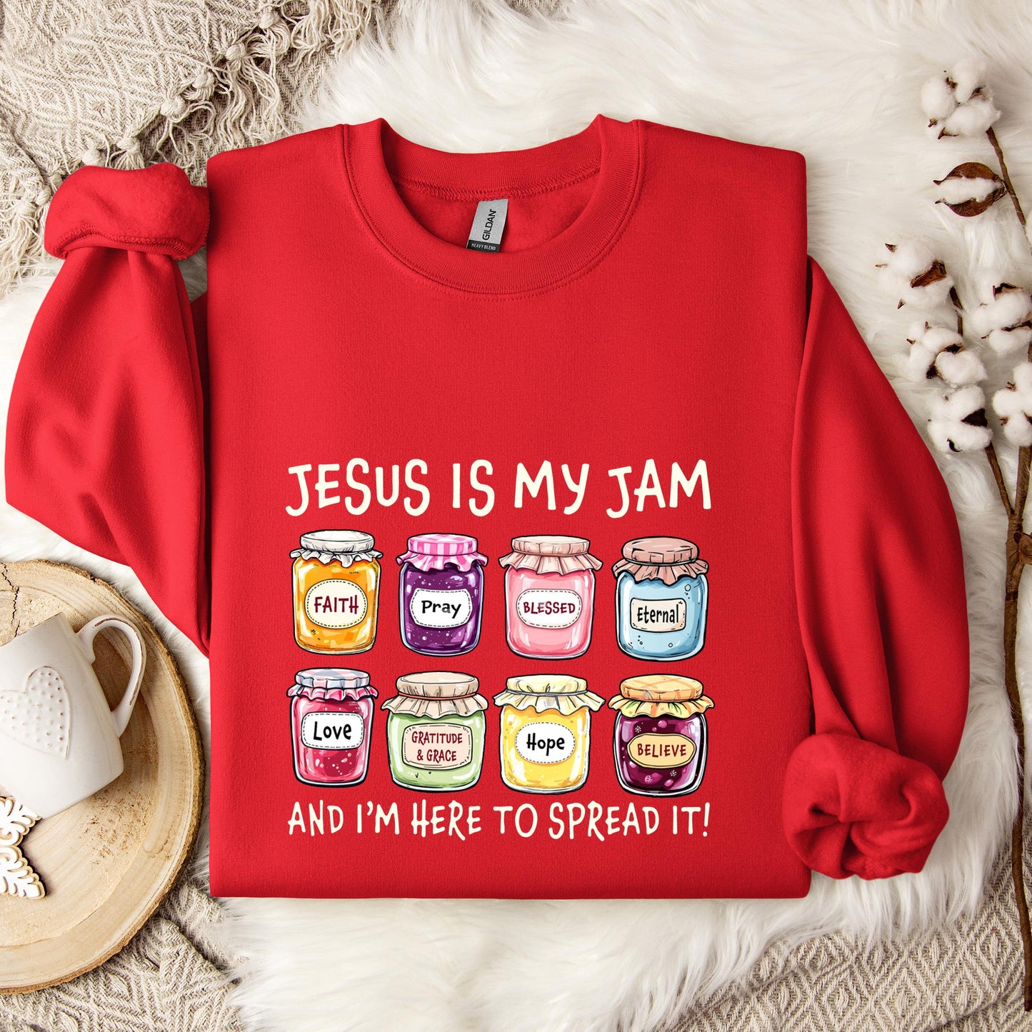 Jesus Is My Jam And I'm Here To Spread It Sweatshirt