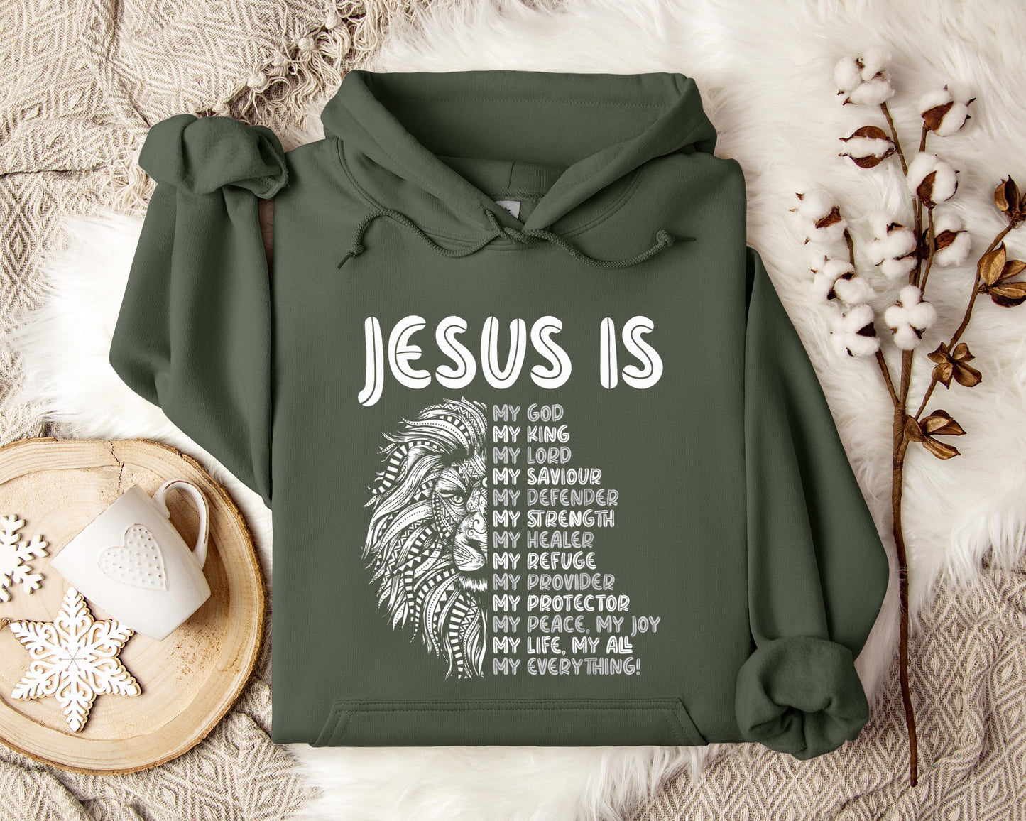 Jesus Is My Saviour My Defender My Strength My Everything Hoodie