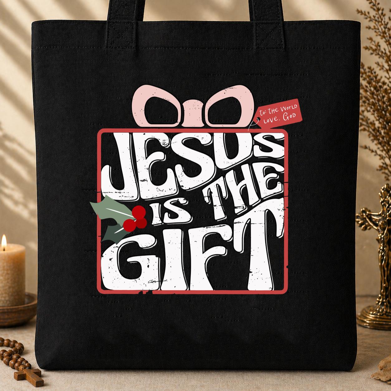 Jesus Is The Gift Tote Bag