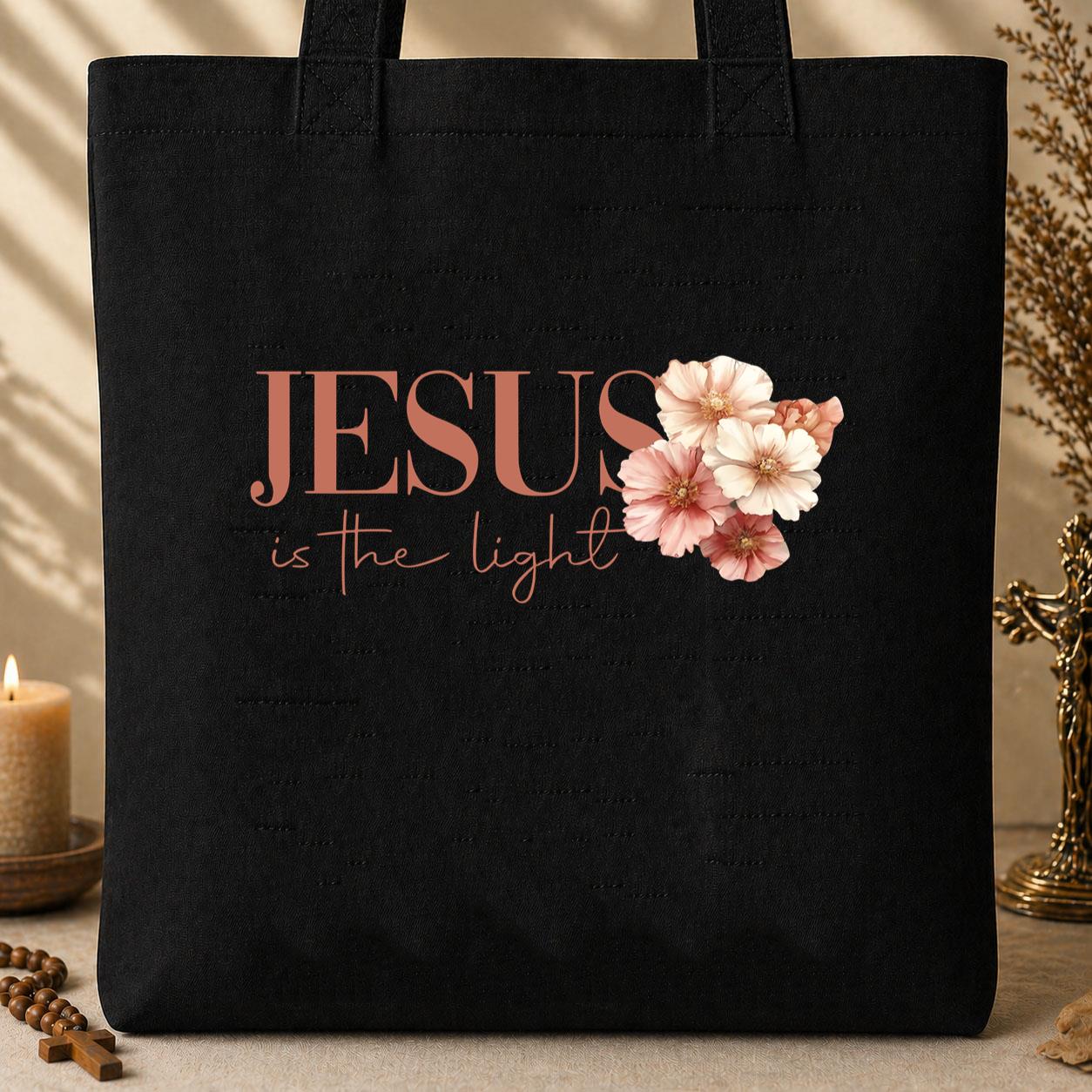 Jesus Is The Light 02 Tote Bag