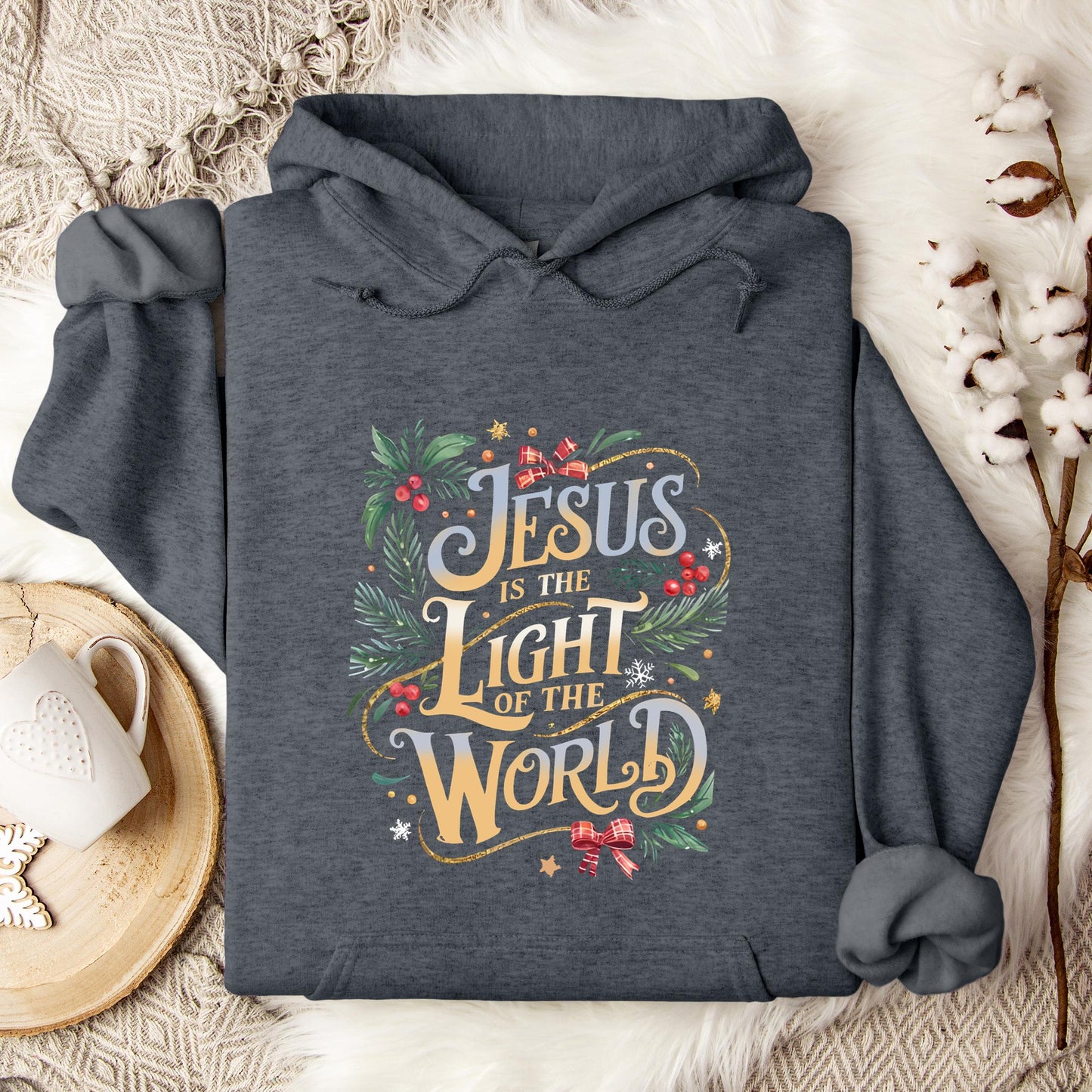 Jesus Is The Light Of The World 01 Hoodie