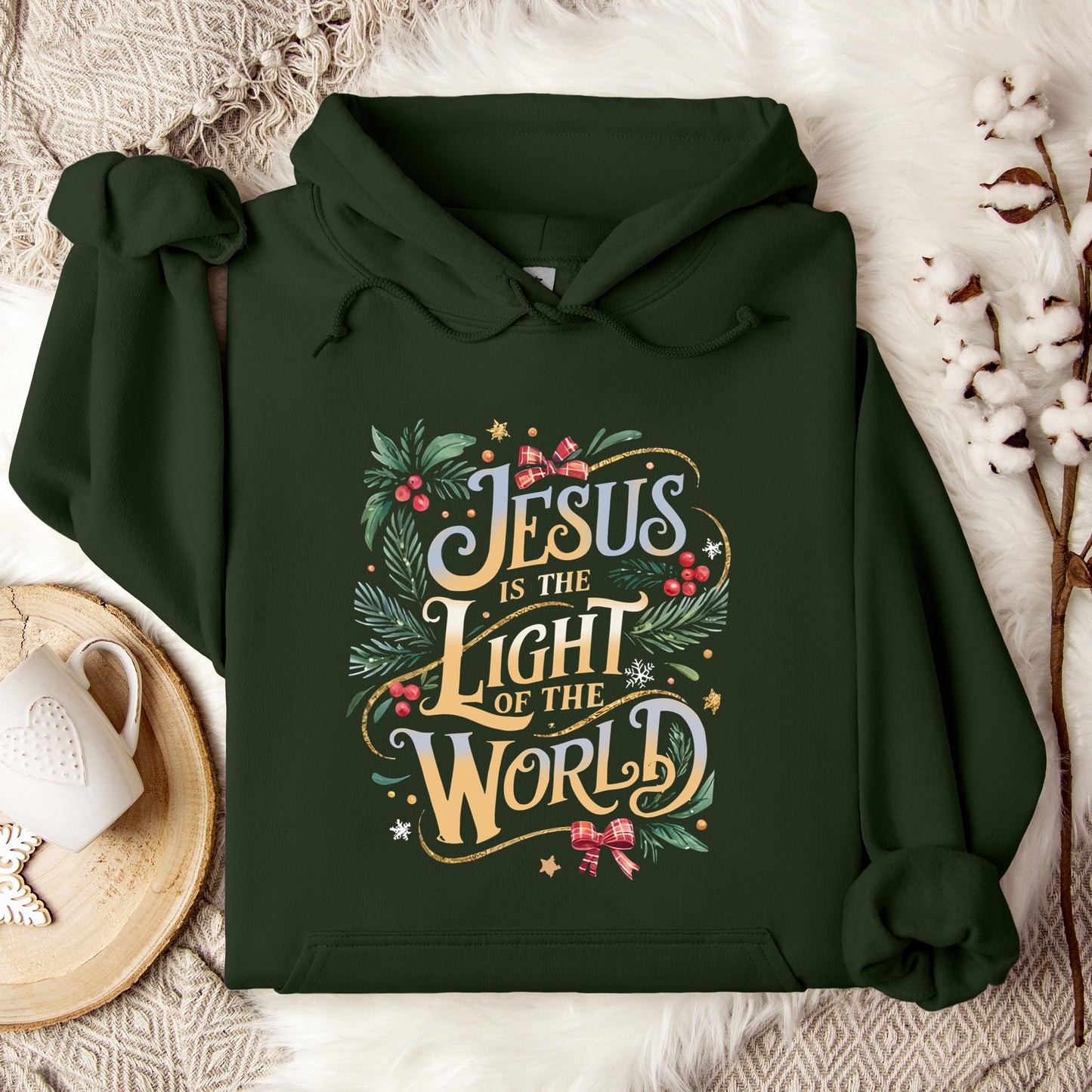 Jesus Is The Light Of The World 01 Hoodie