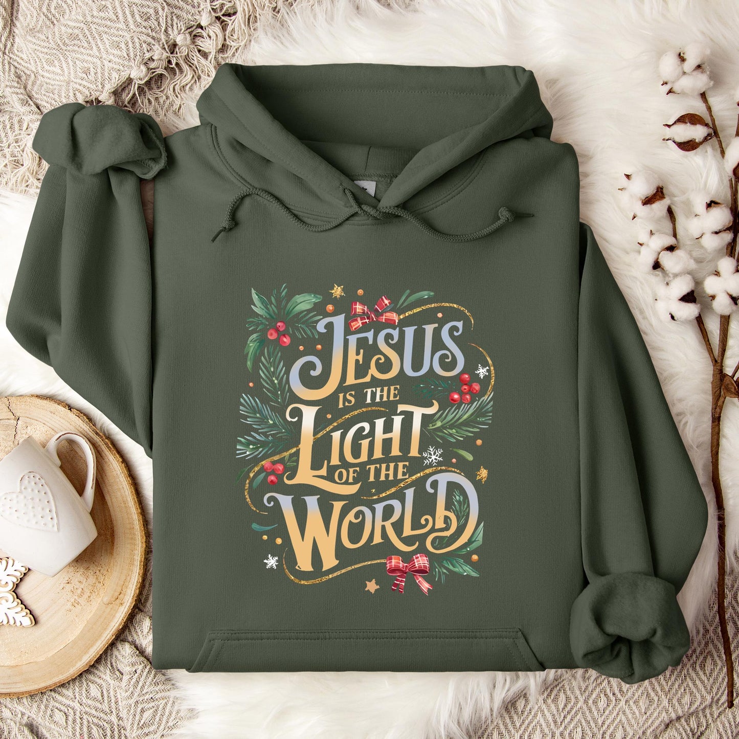 Jesus Is The Light Of The World 01 Hoodie