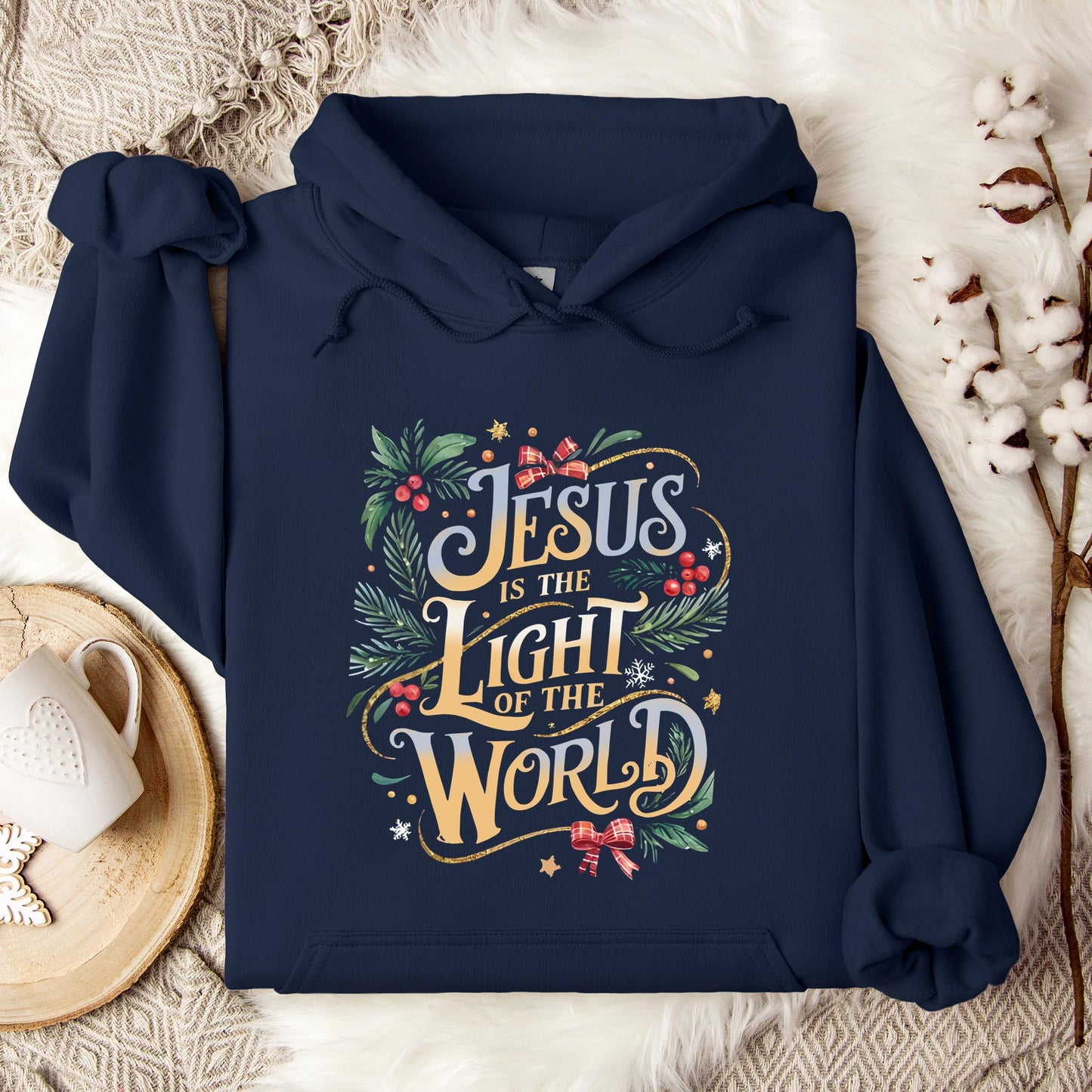 Jesus Is The Light Of The World 01 Hoodie