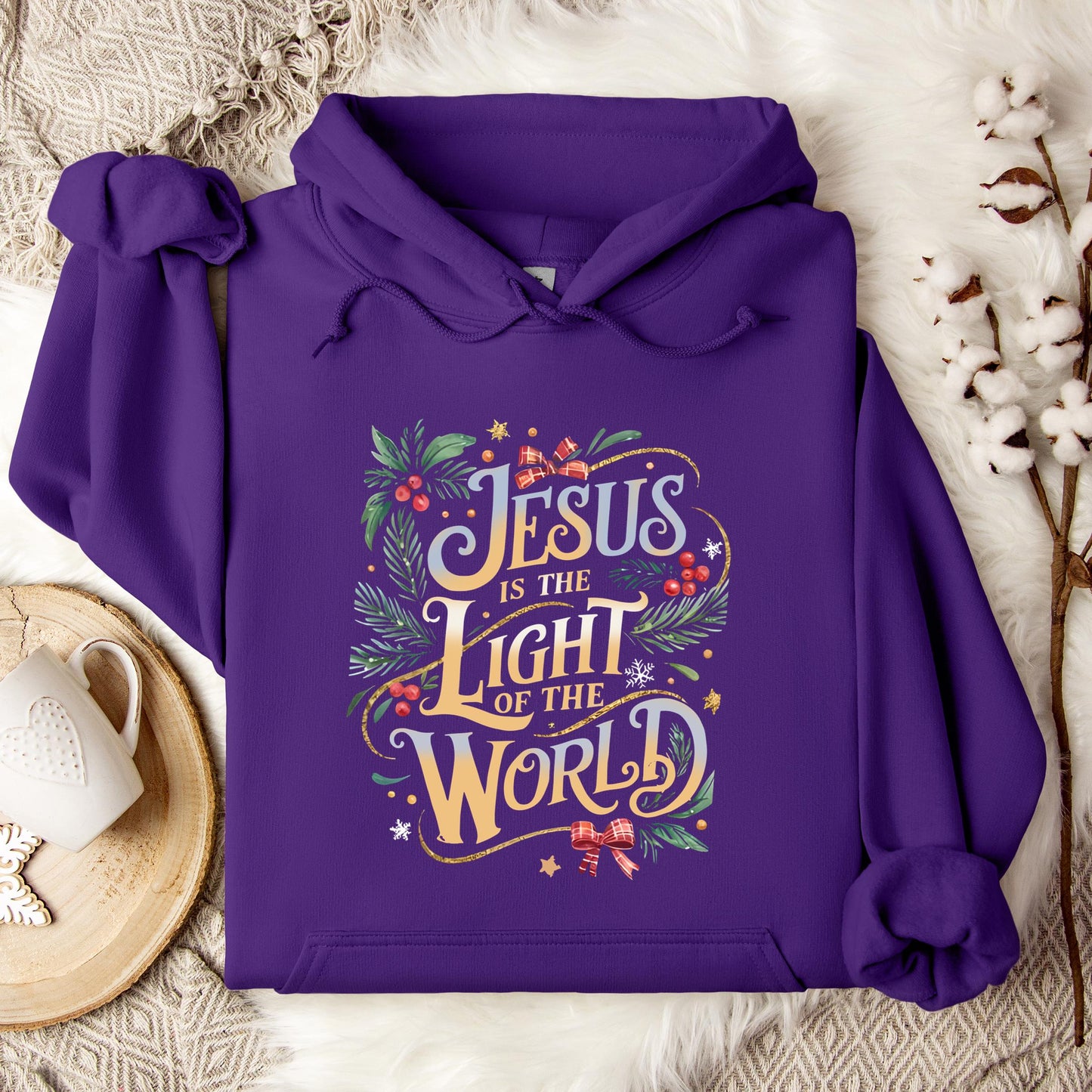 Jesus Is The Light Of The World 01 Hoodie