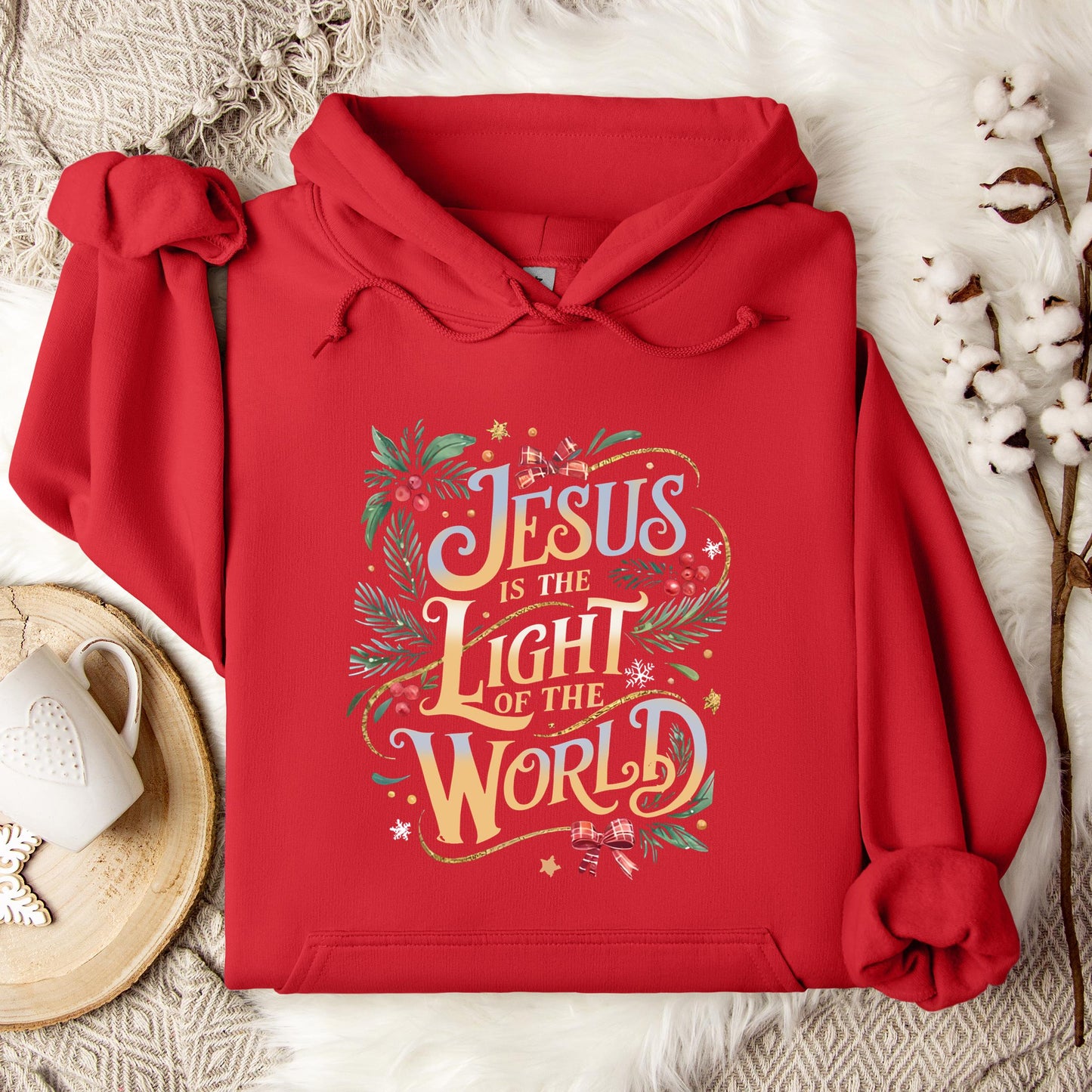 Jesus Is The Light Of The World 01 Hoodie