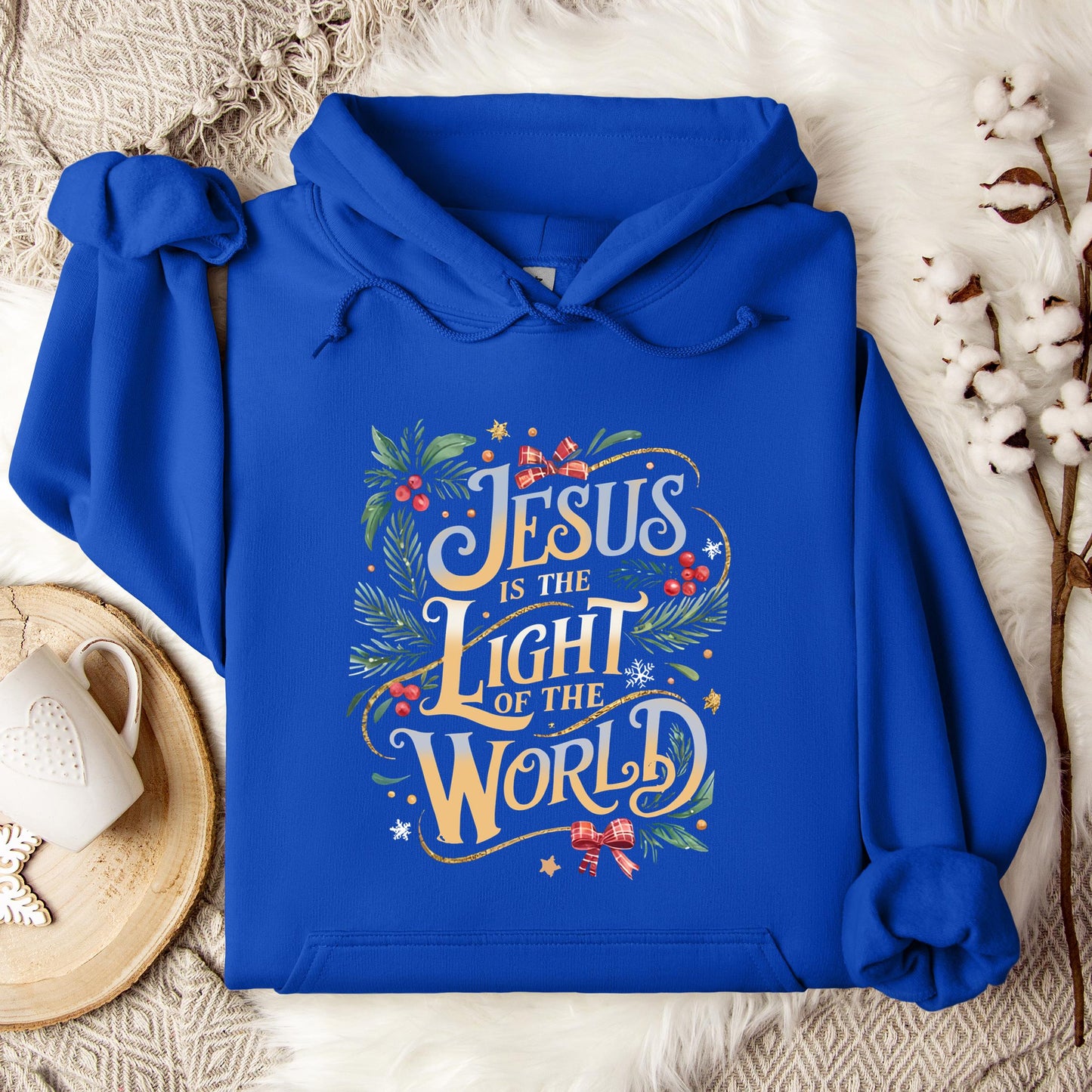 Jesus Is The Light Of The World 01 Hoodie