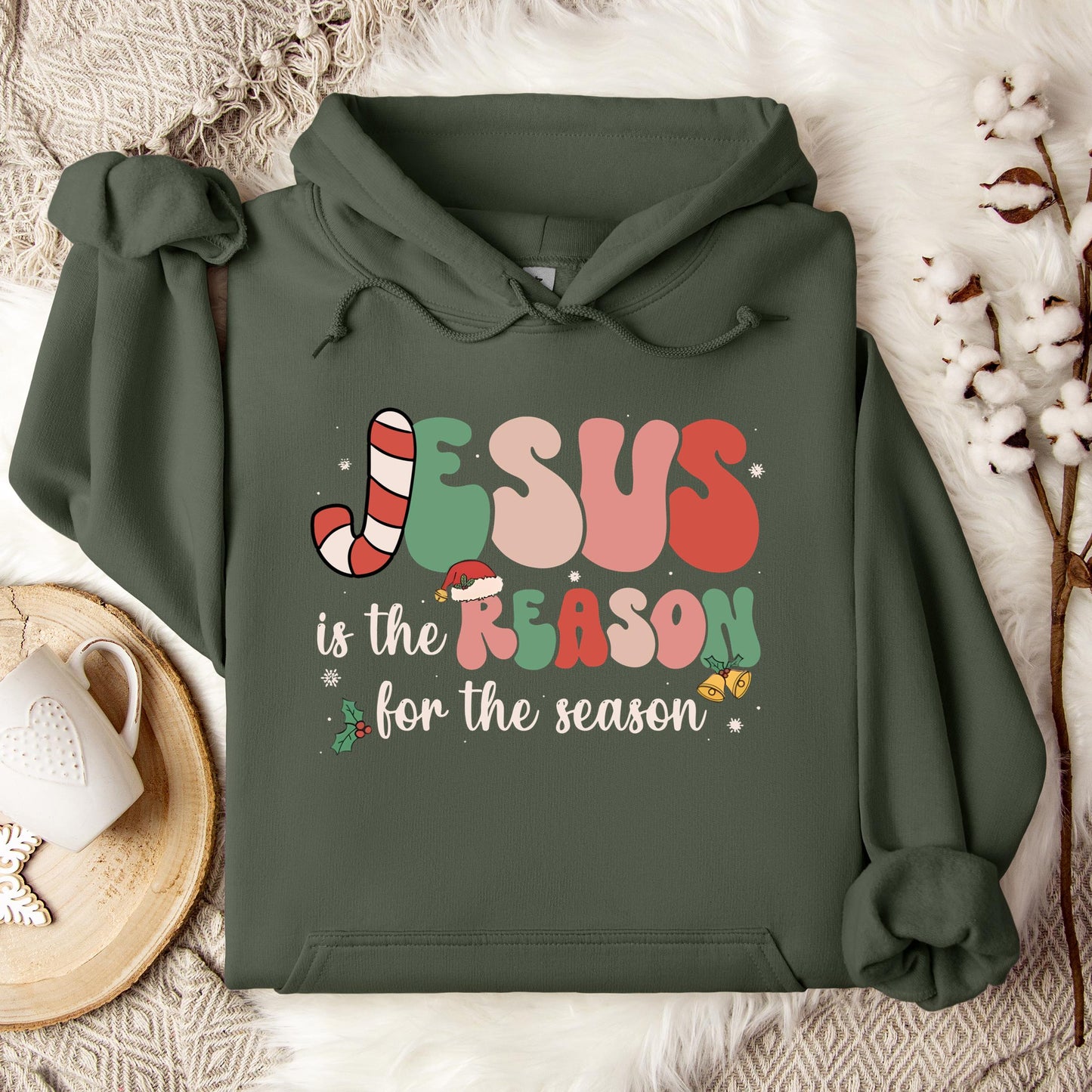 Jesus Is The Reason For The Season 10 Hoodie