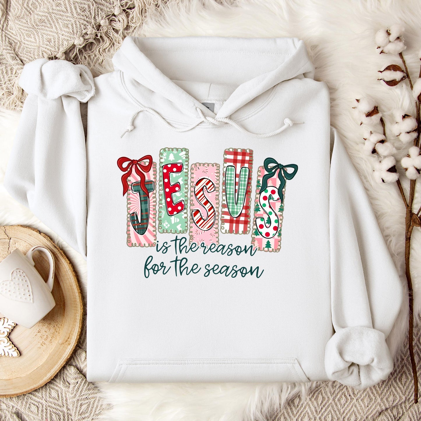 Jesus Is The Reason For The Season 12 Hoodie
