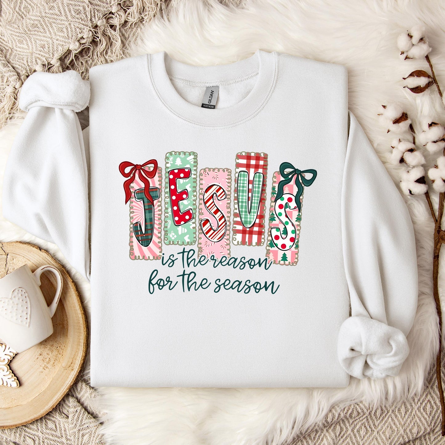 Jesus Is The Reason For The Season 12 Sweatshirt