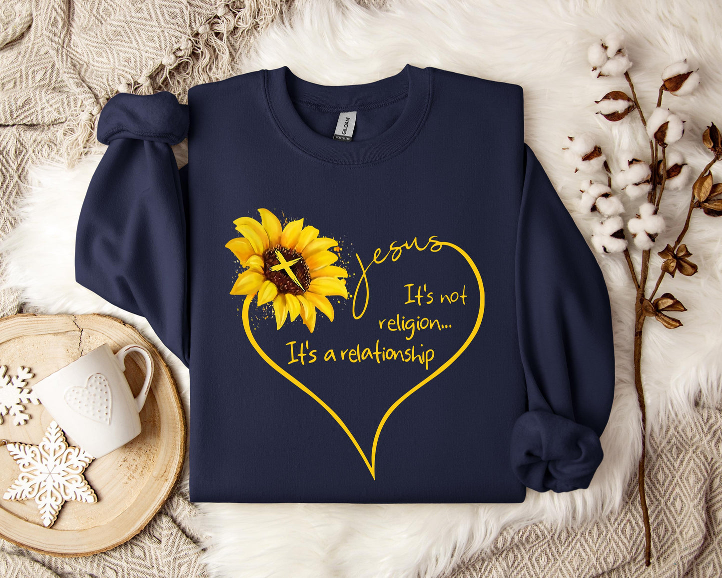 Jesus It's Not Religion It's A Relationship Sweatshirt