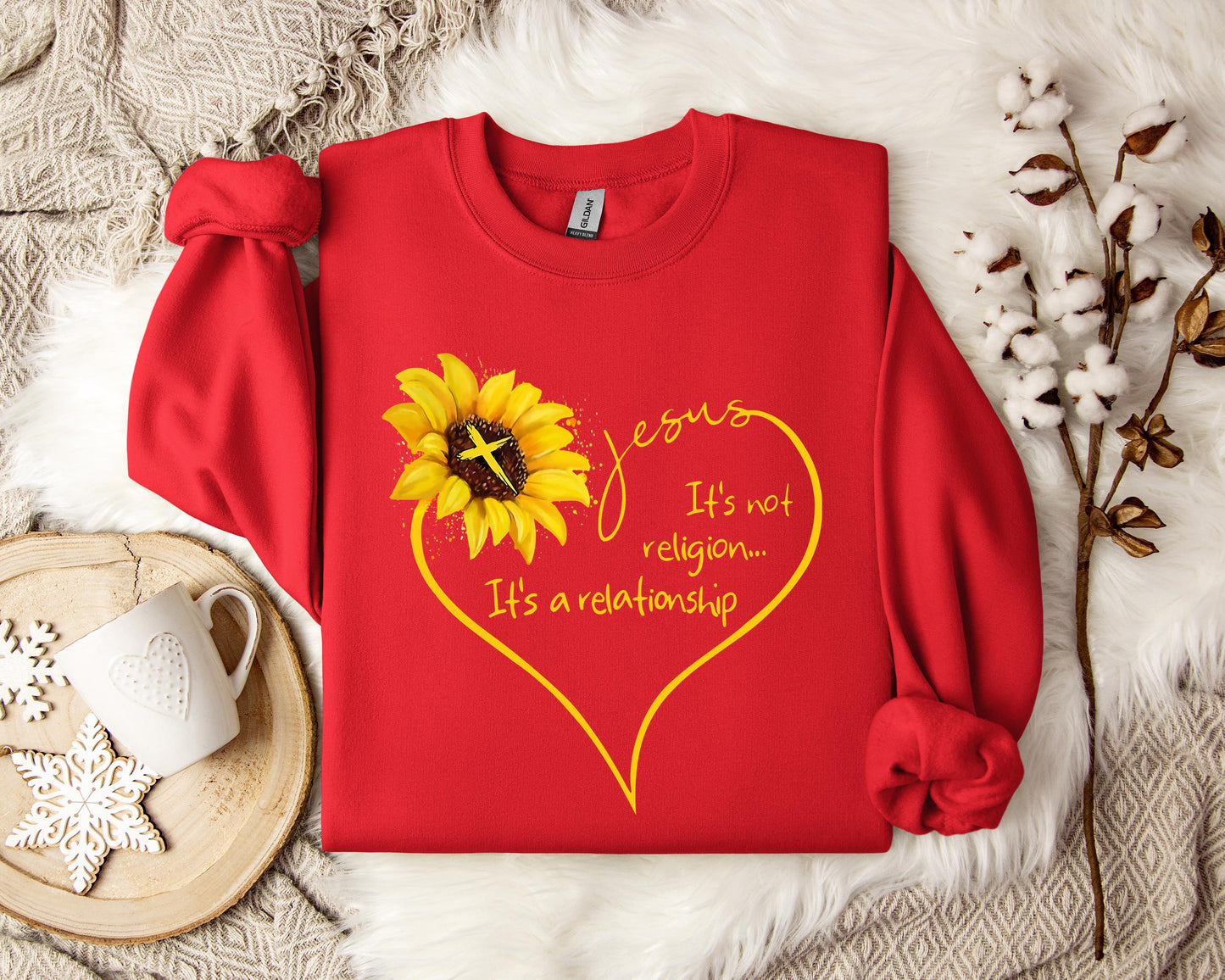 Jesus It's Not Religion It's A Relationship Sweatshirt