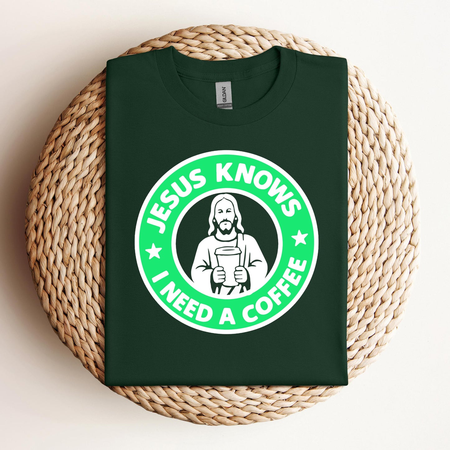 Jesus Knows I Need A Coffee