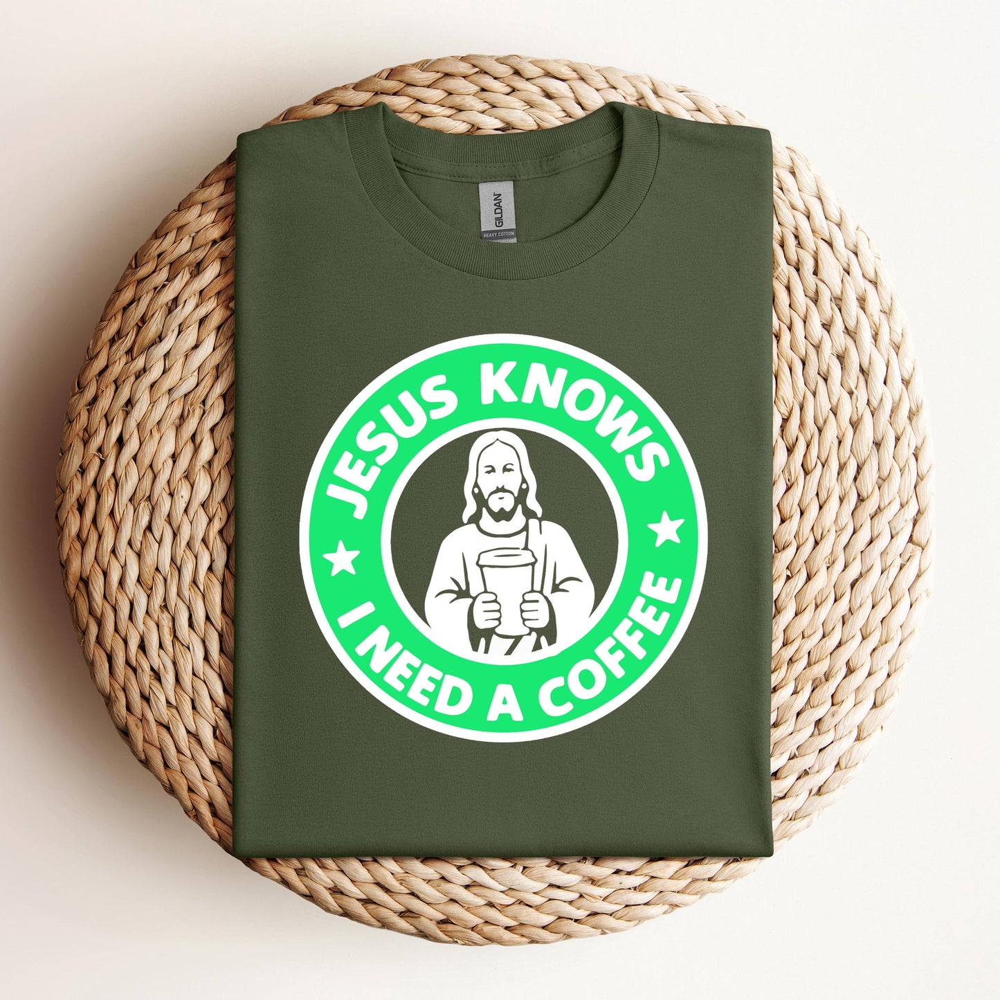 Jesus Knows I Need A Coffee