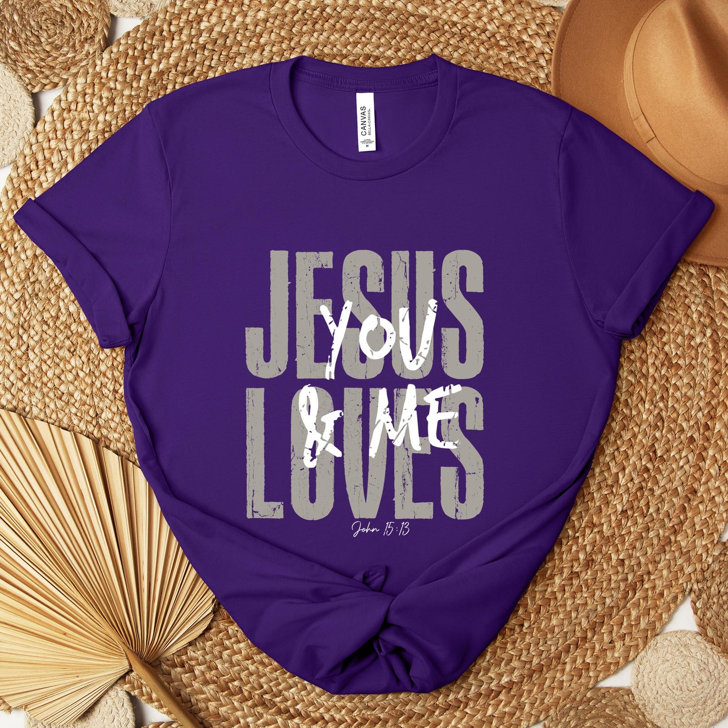 Jesus Loves You And Me John 15.13 Premium T-shirt