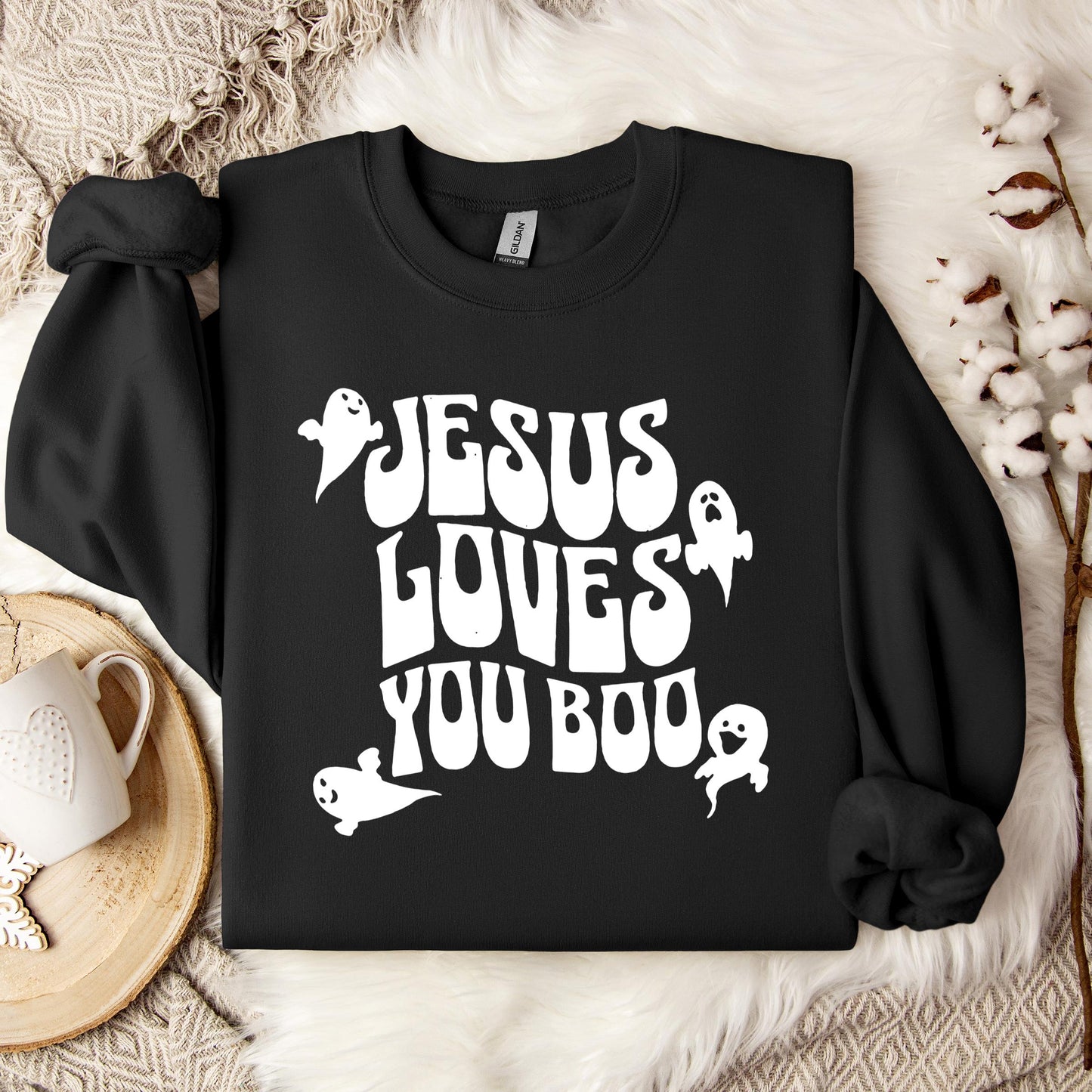 Jesus Loves You Boo Sweatshirt