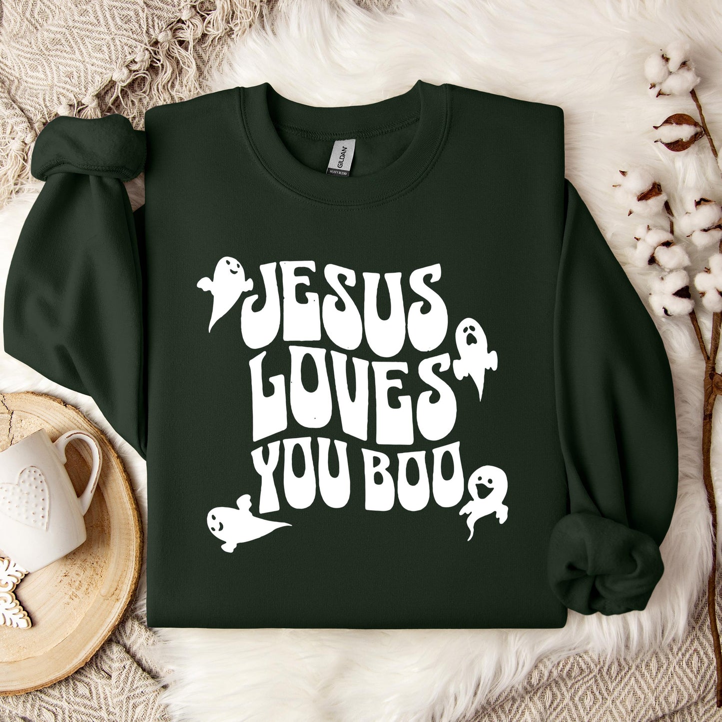 Jesus Loves You Boo Sweatshirt