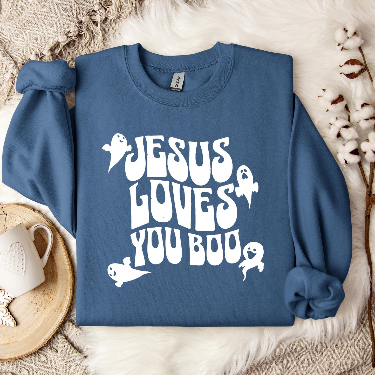Jesus Loves You Boo Sweatshirt