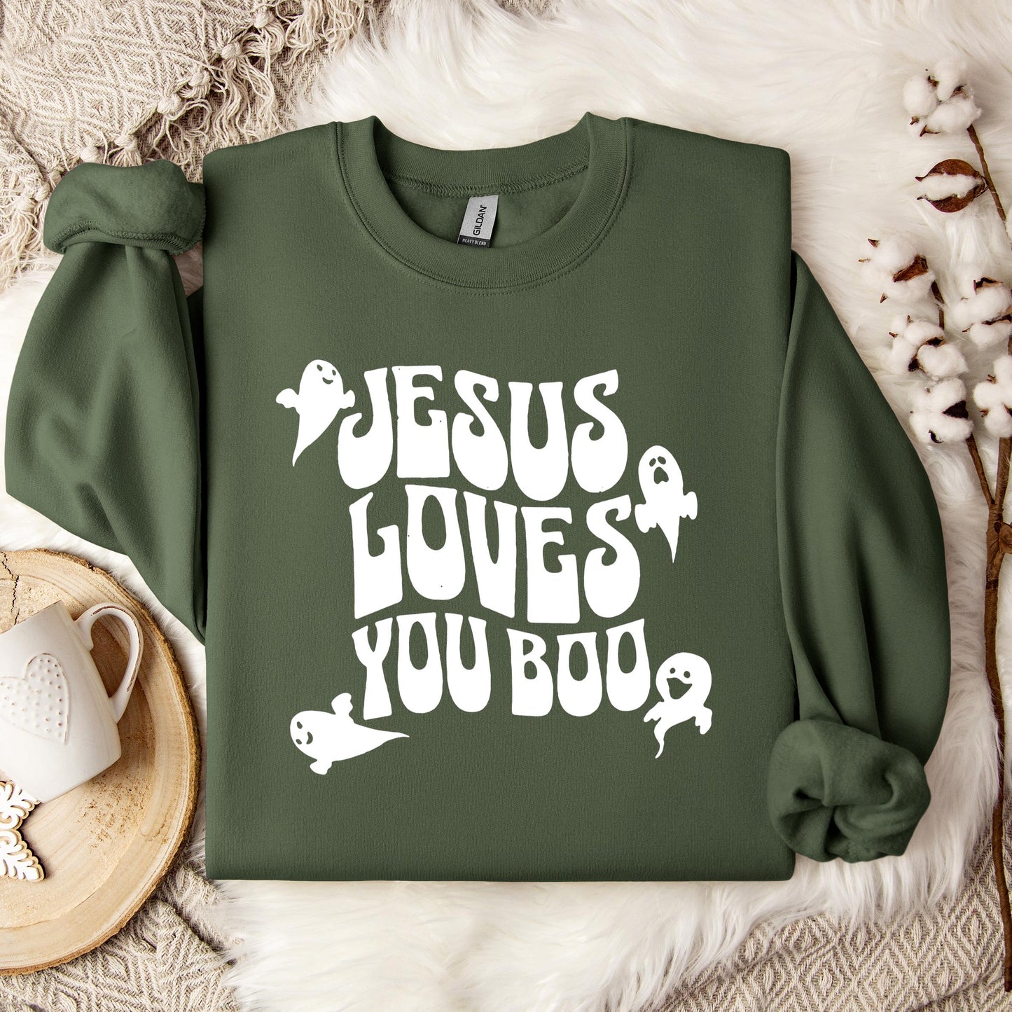 Jesus Loves You Boo Sweatshirt