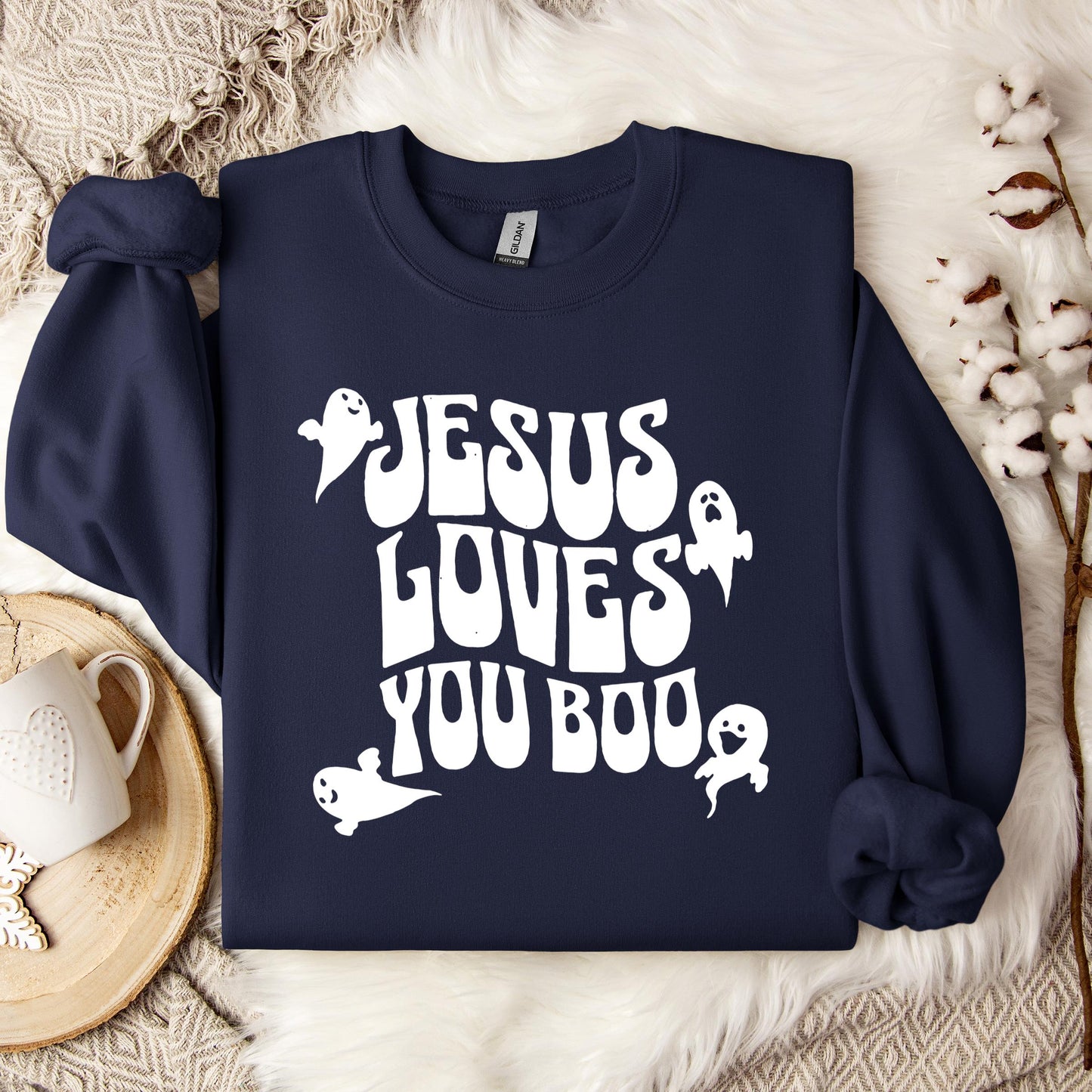 Jesus Loves You Boo Sweatshirt
