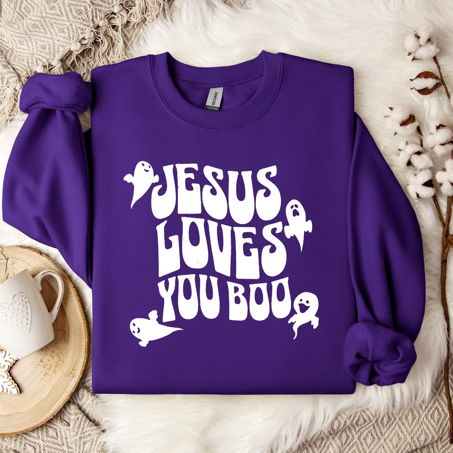 Jesus Loves You Boo Sweatshirt