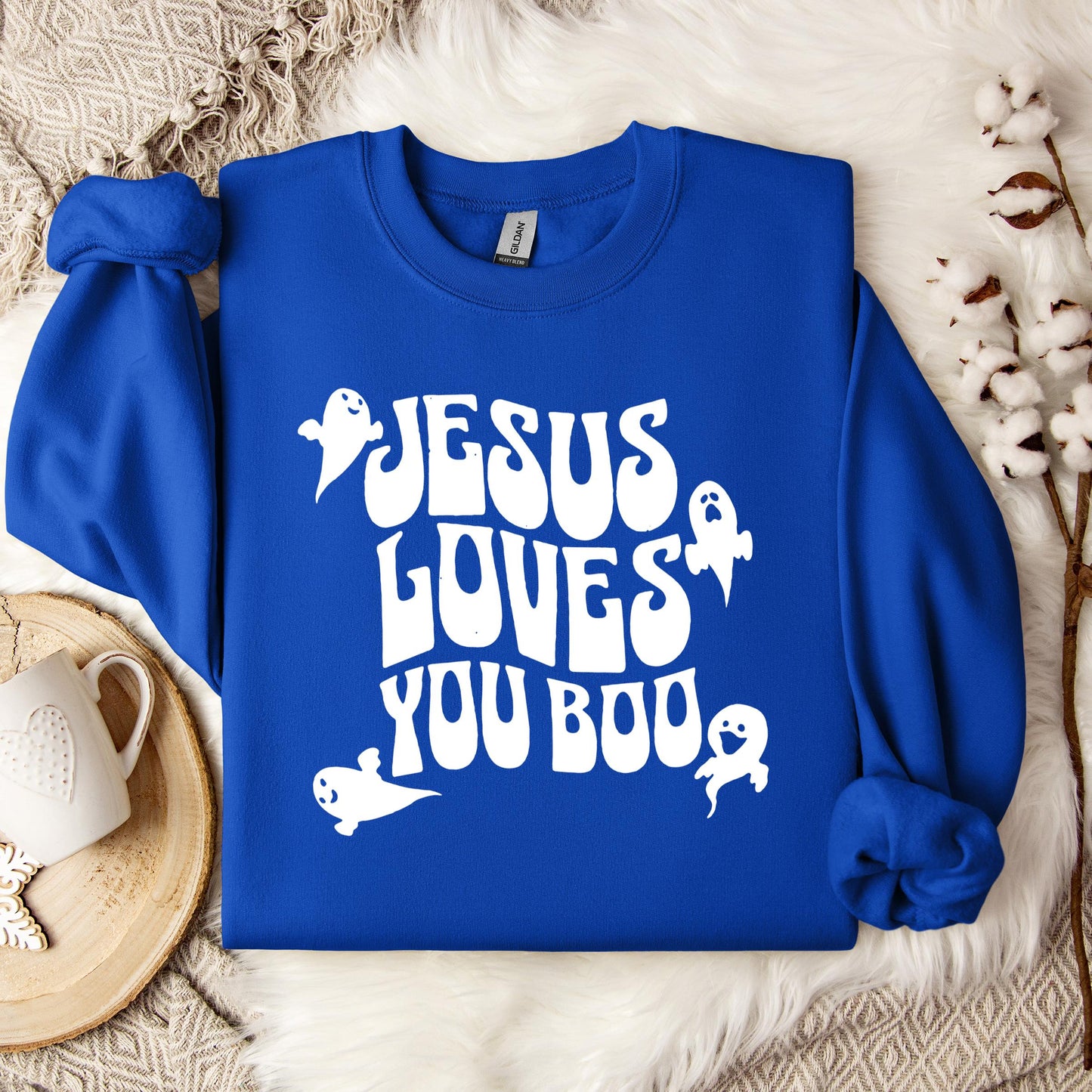 Jesus Loves You Boo Sweatshirt