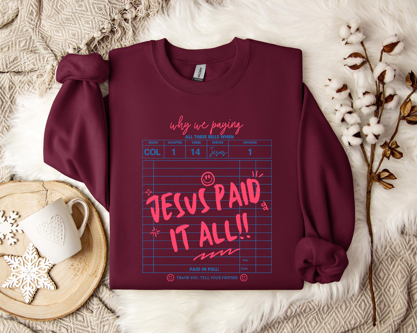 Jesus Paid It All 01 Sweatshirt
