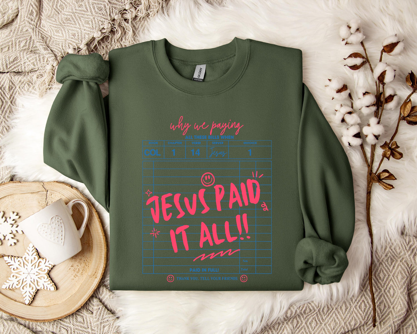 Jesus Paid It All 01 Sweatshirt