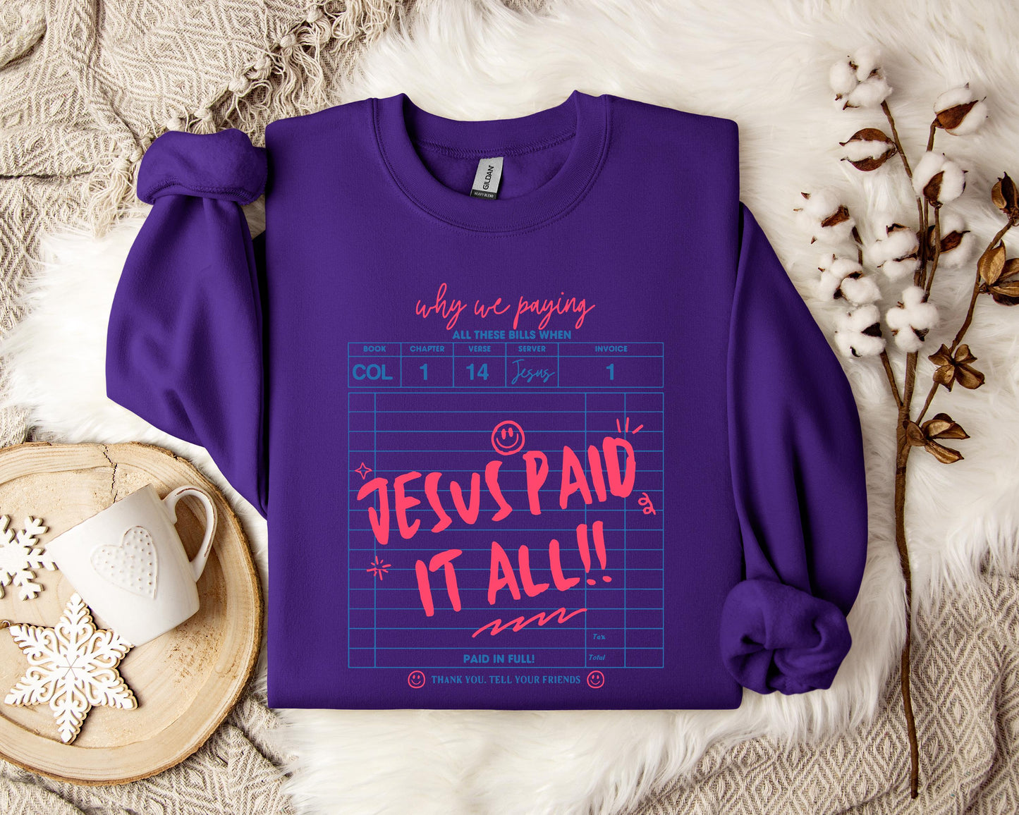 Jesus Paid It All 01 Sweatshirt