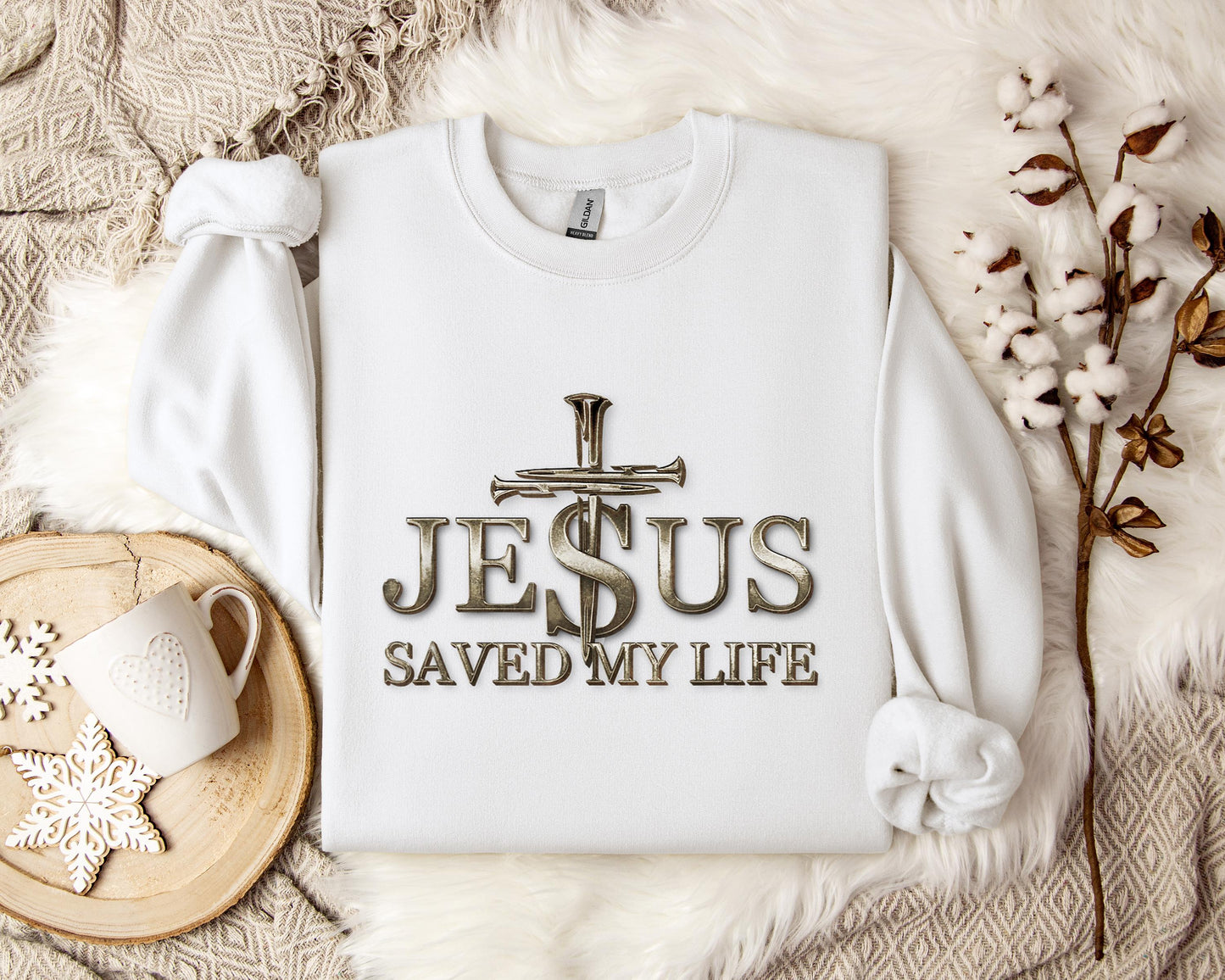 Jesus Saved My Life 2 Sweatshirt
