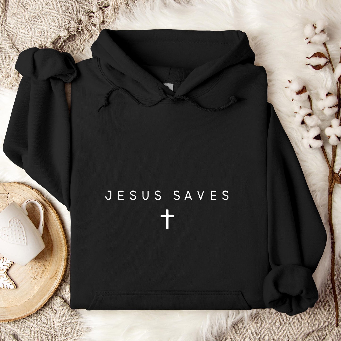Jesus Saves Cross 01 Hoodie