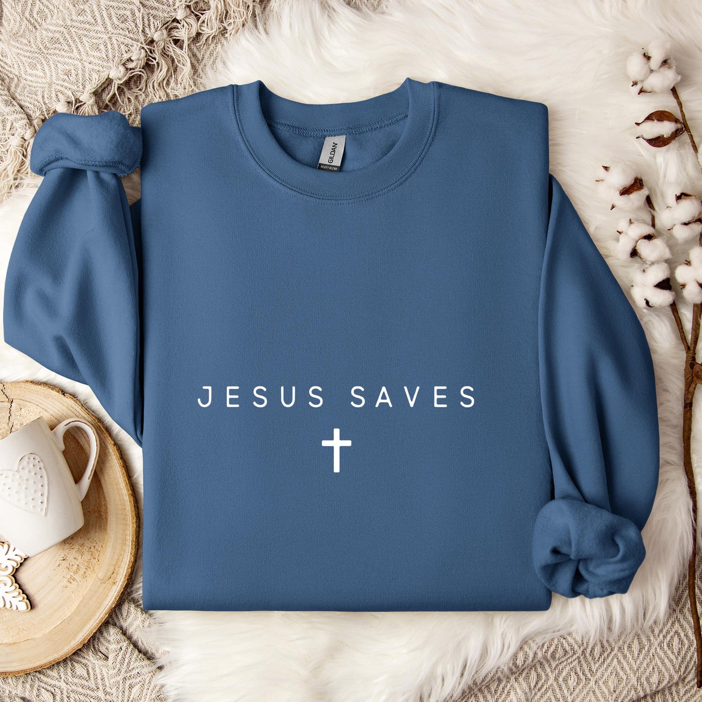 Jesus Saves Cross 01 Sweatshirt