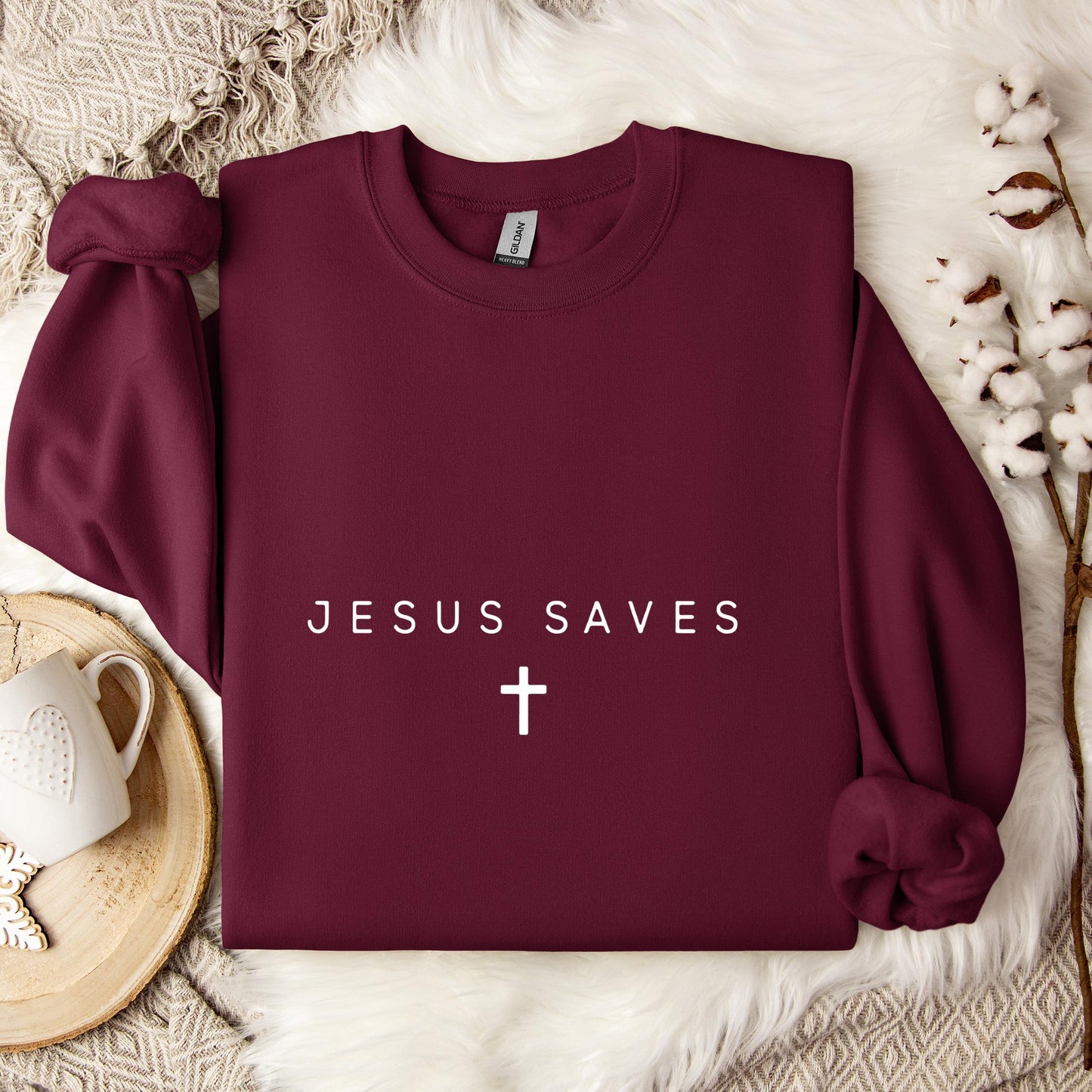 Jesus Saves Cross 01 Sweatshirt