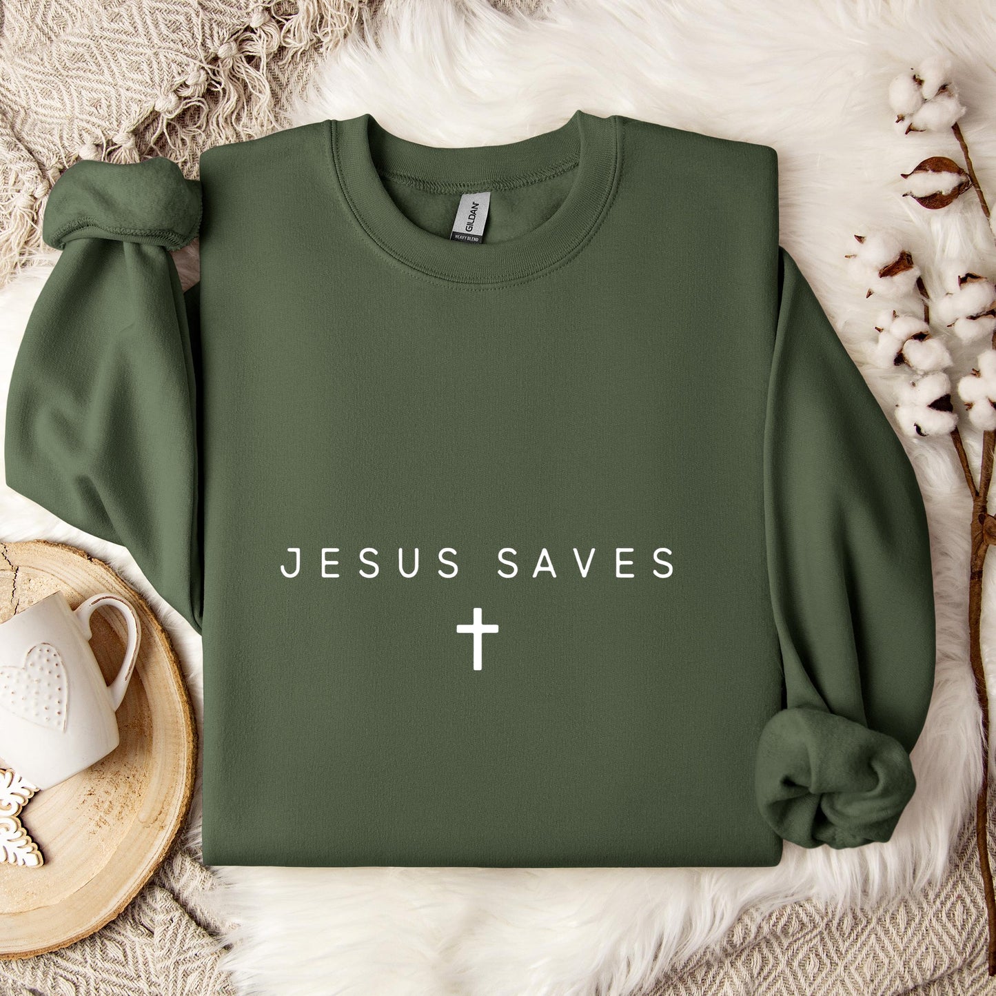 Jesus Saves Cross 01 Sweatshirt