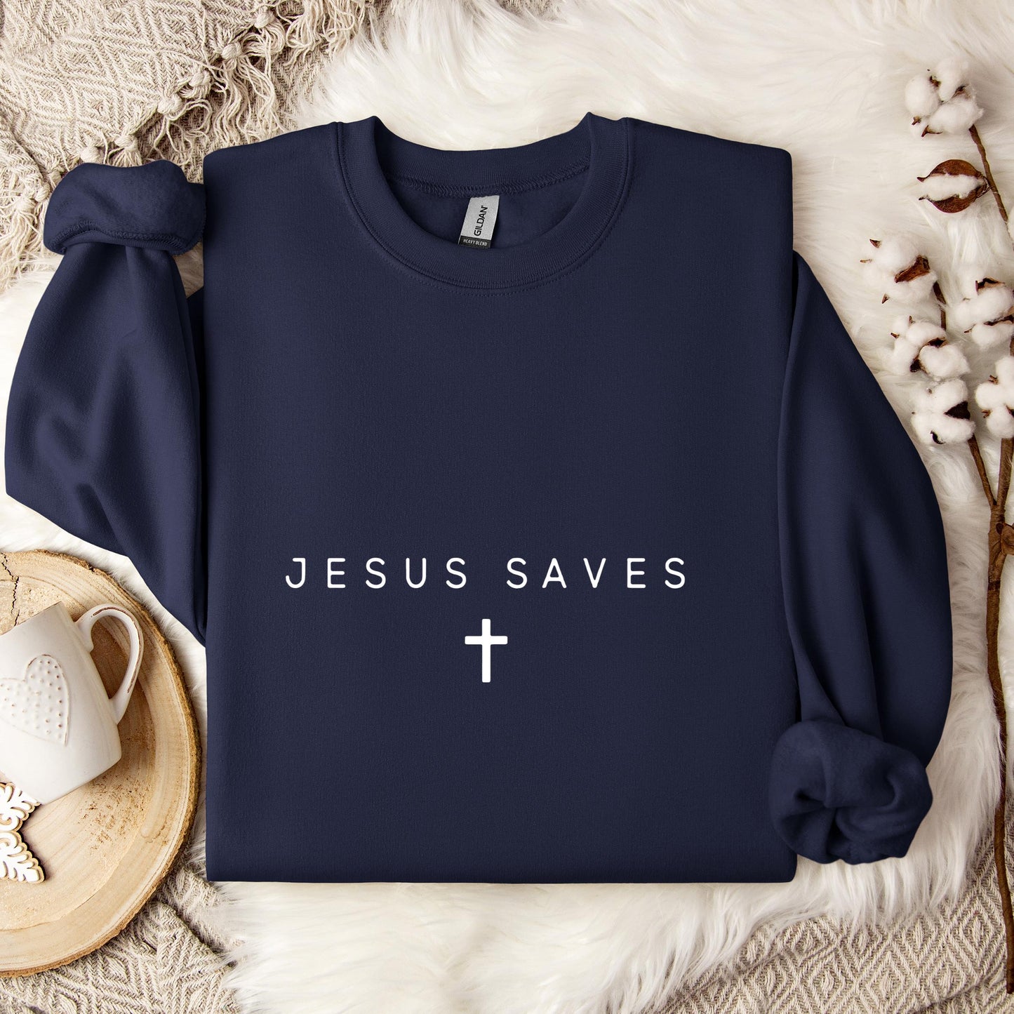 Jesus Saves Cross 01 Sweatshirt