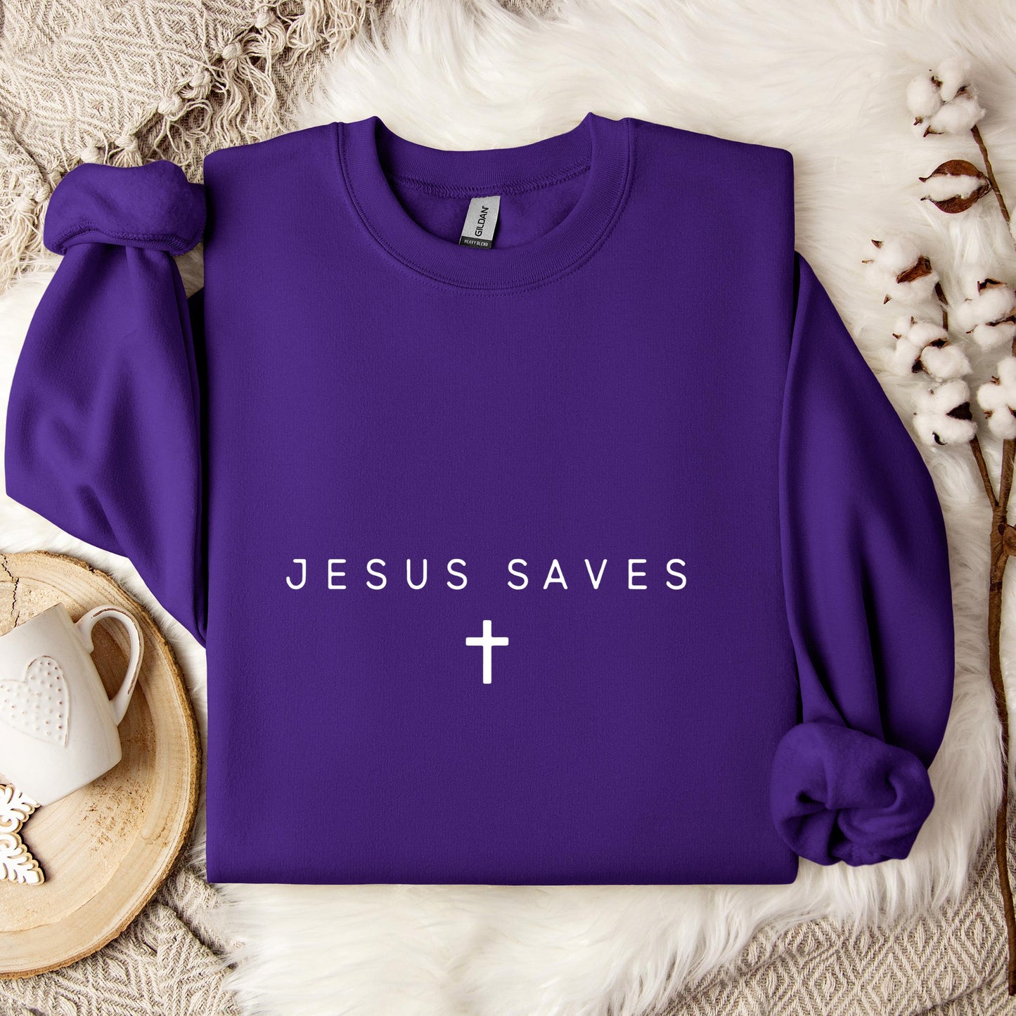 Jesus Saves Cross 01 Sweatshirt