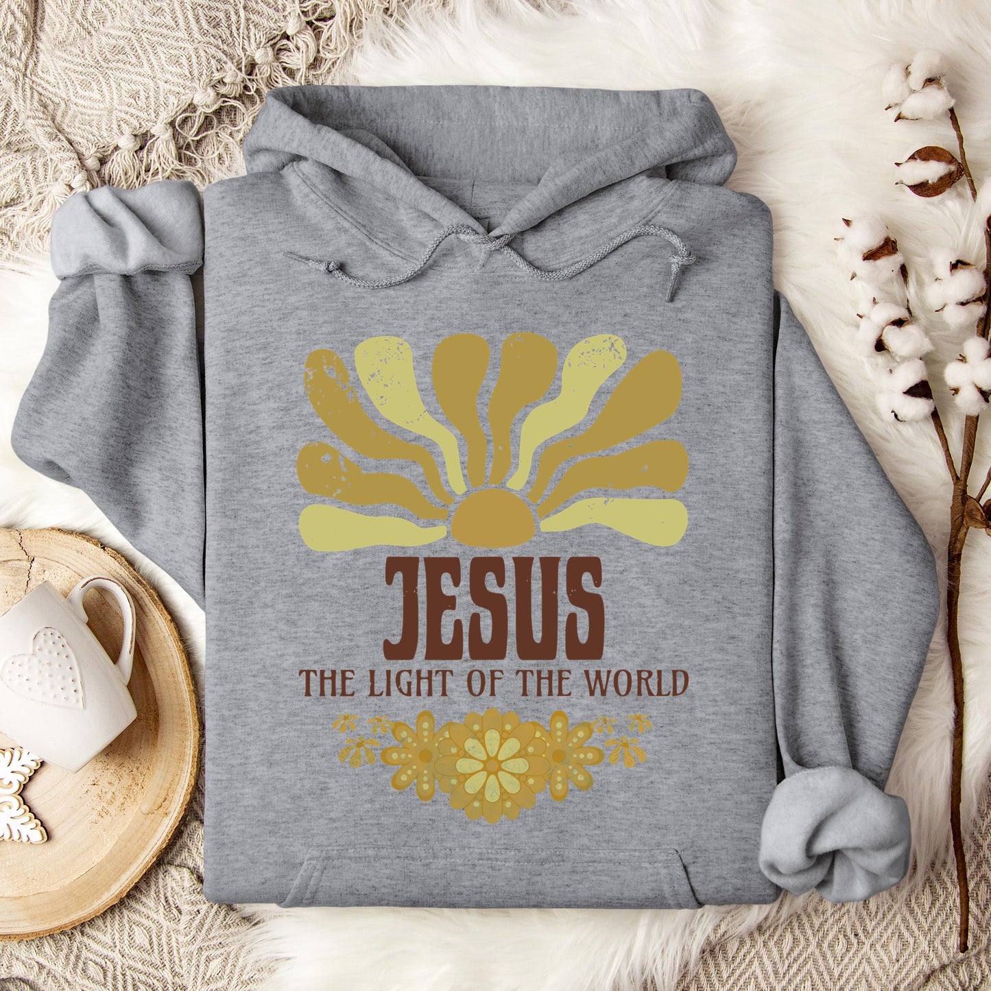 Jesus The Light Of The World Hoodie