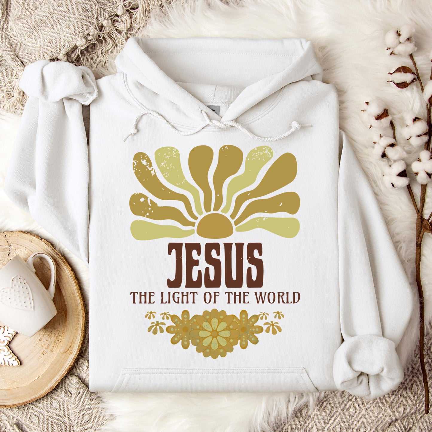 Jesus The Light Of The World Hoodie