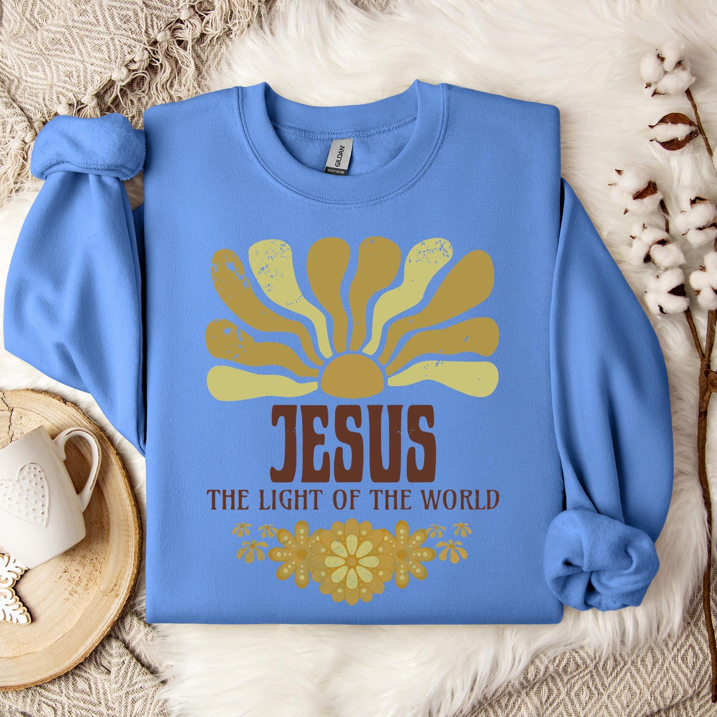 Jesus The Light Of The World Sweatshirt