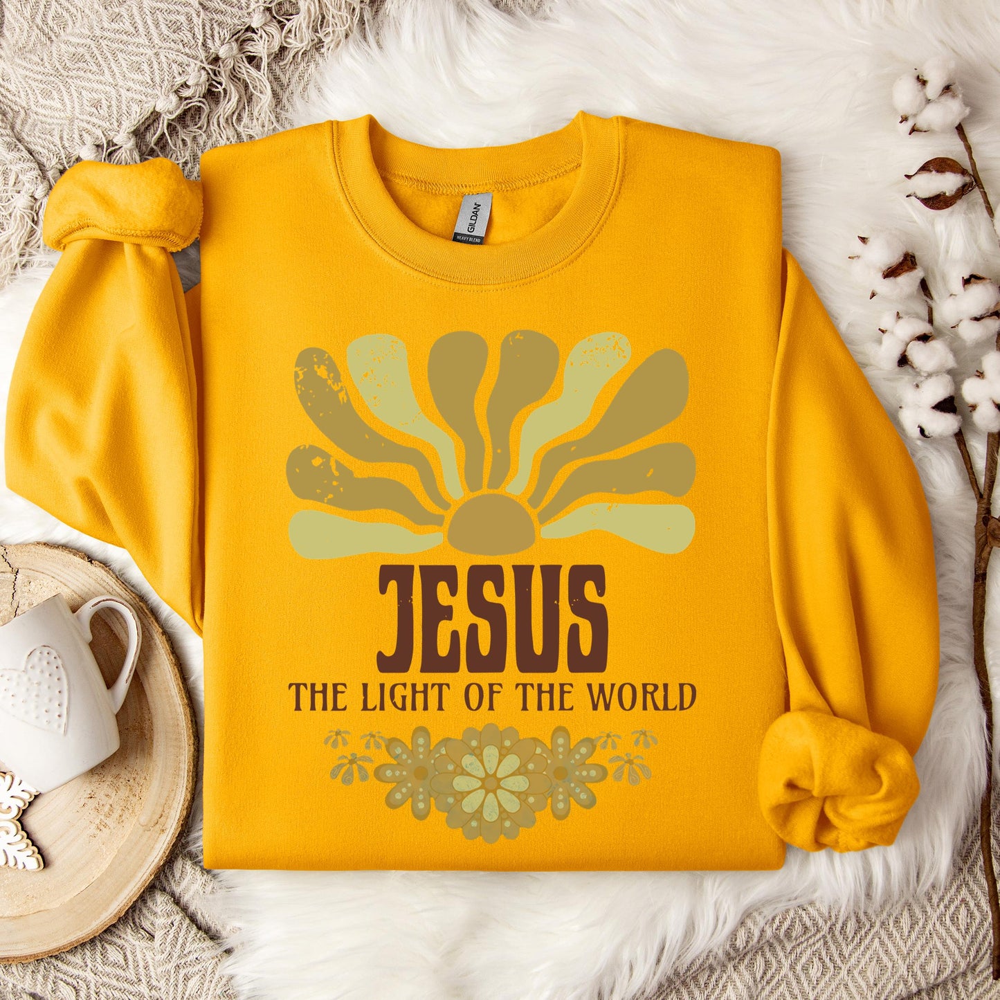Jesus The Light Of The World Sweatshirt