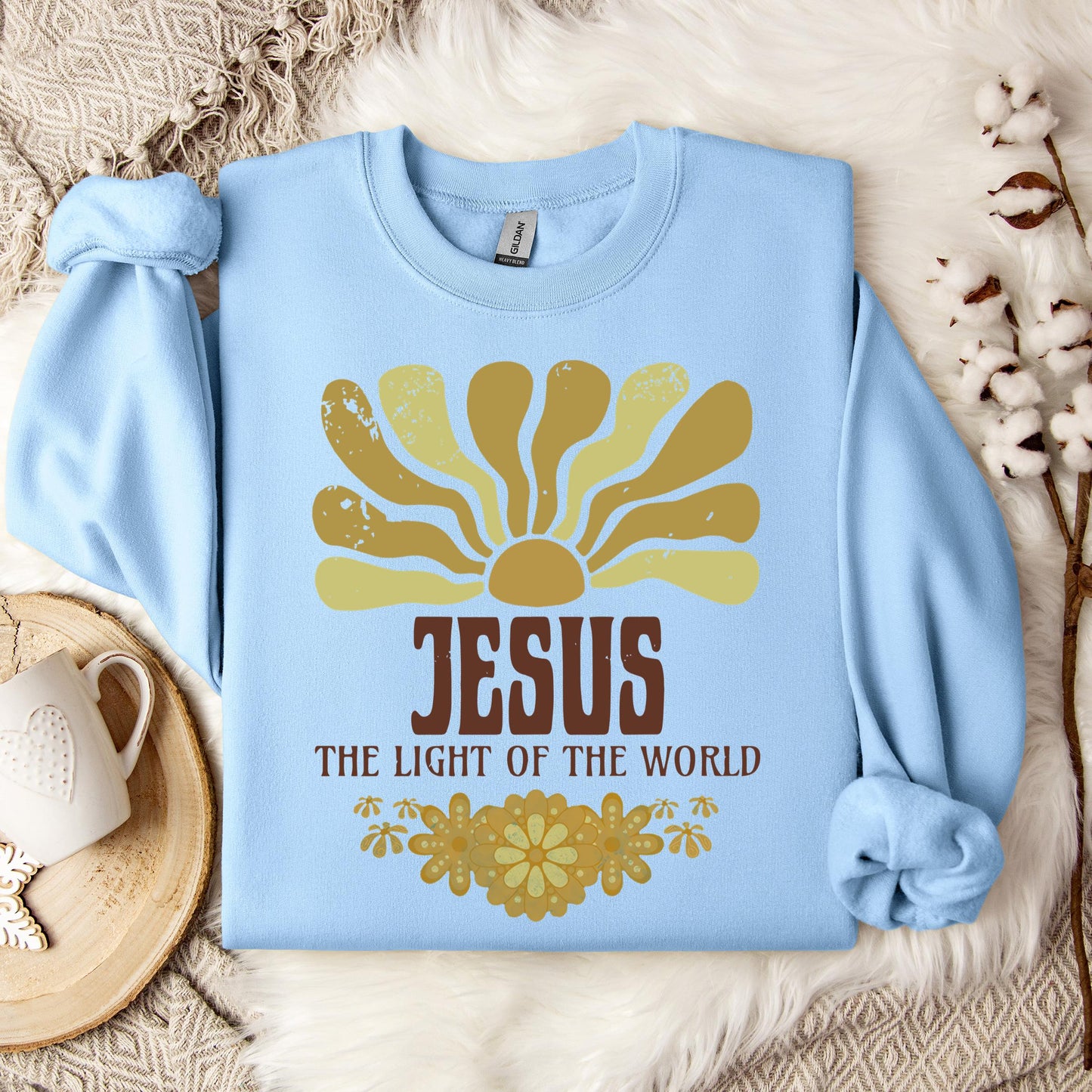 Jesus The Light Of The World Sweatshirt