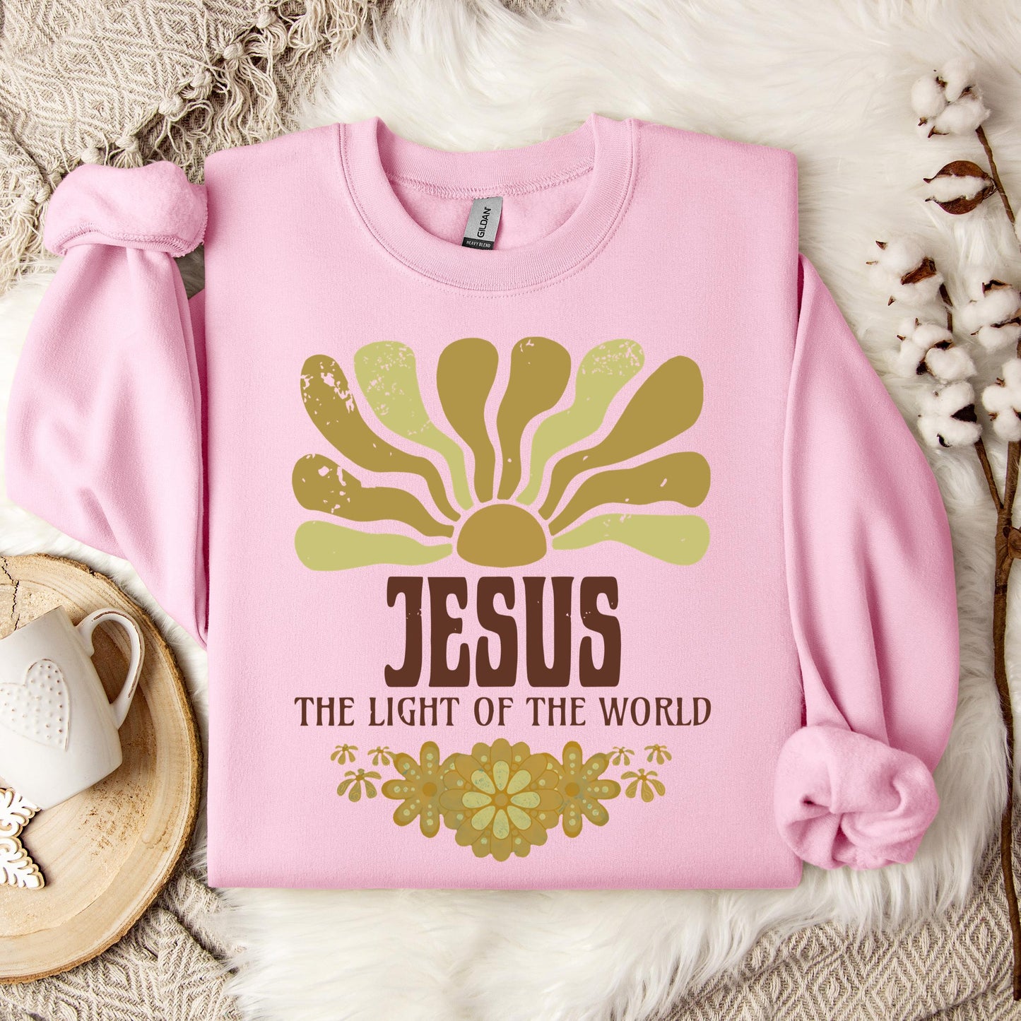 Jesus The Light Of The World Sweatshirt